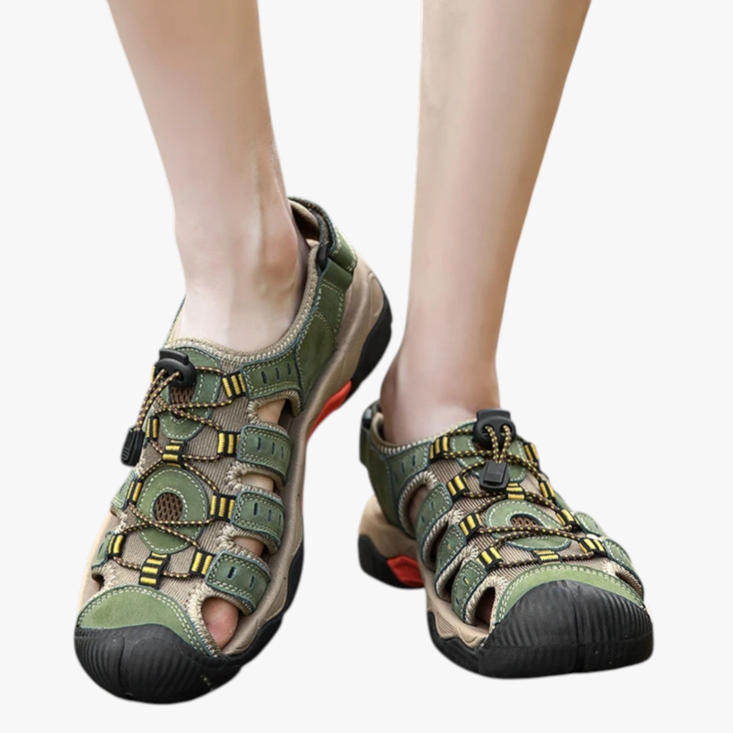 Sandals : Gesloten Heren Trekkingsandalen, Beschermend en Comfortabel voor Paden en Outdoor in van Pantinoshop