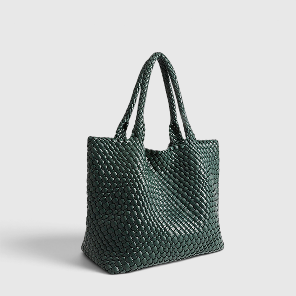 Woven Tote Bag – Luxury Handbag with Spacious Design
