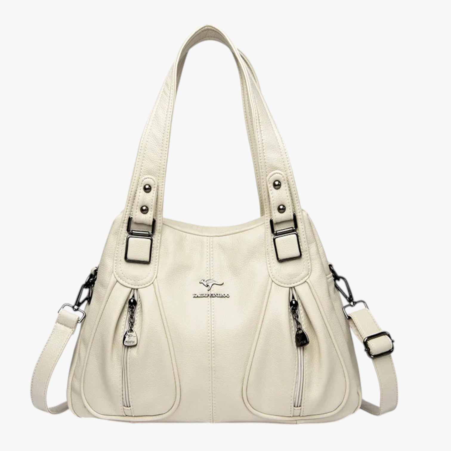 Dagelijkse elegantie - De leren schoudertas die elke look verrijkt Dames