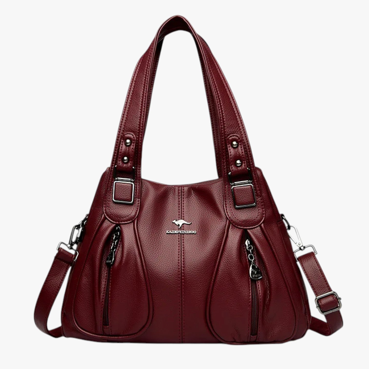 Dagelijkse elegantie - De leren schoudertas die elke look verrijkt Dames