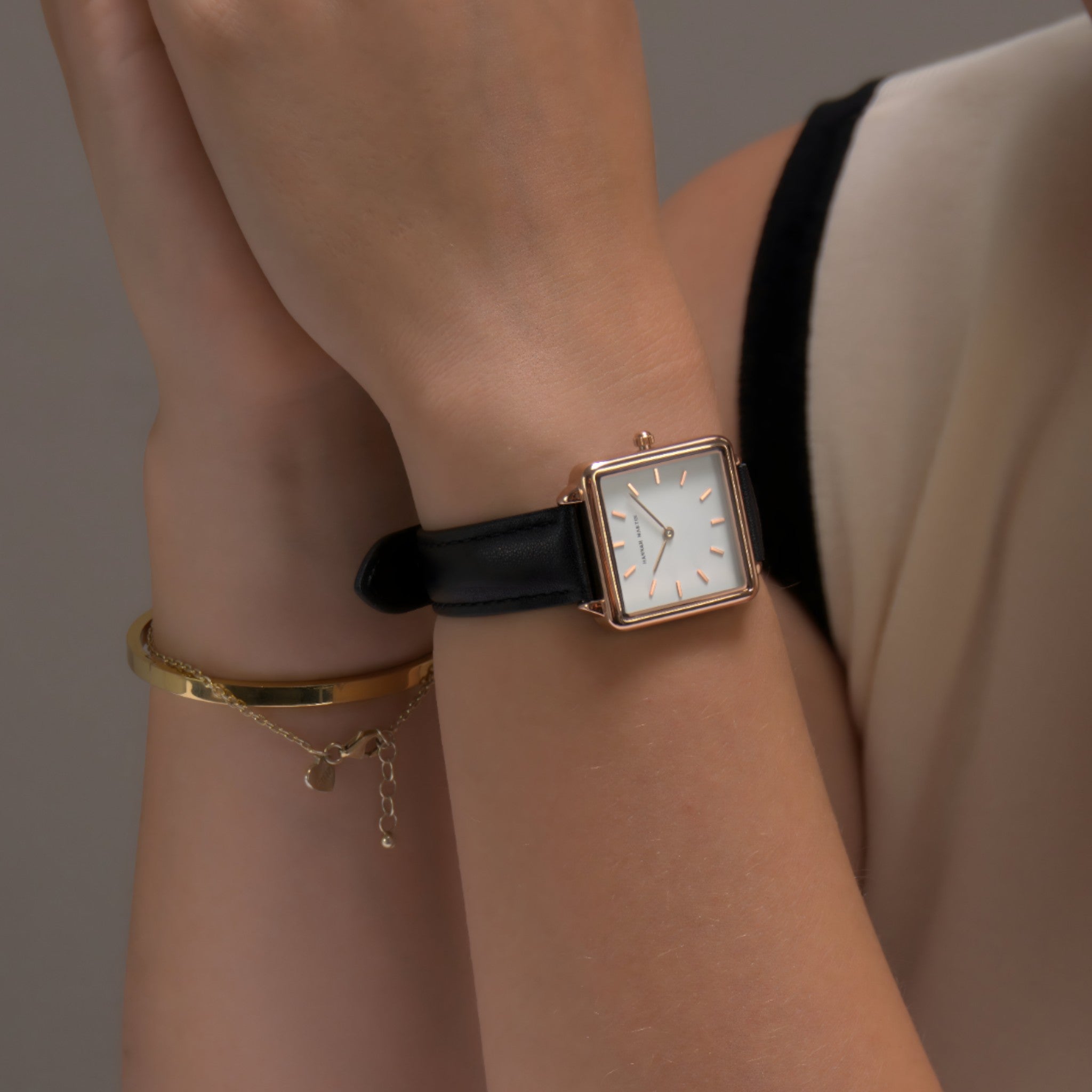 watches : Horloge Dames - Dameshorloge - Verfijnd Vierkant Ontwerp in van Pantino