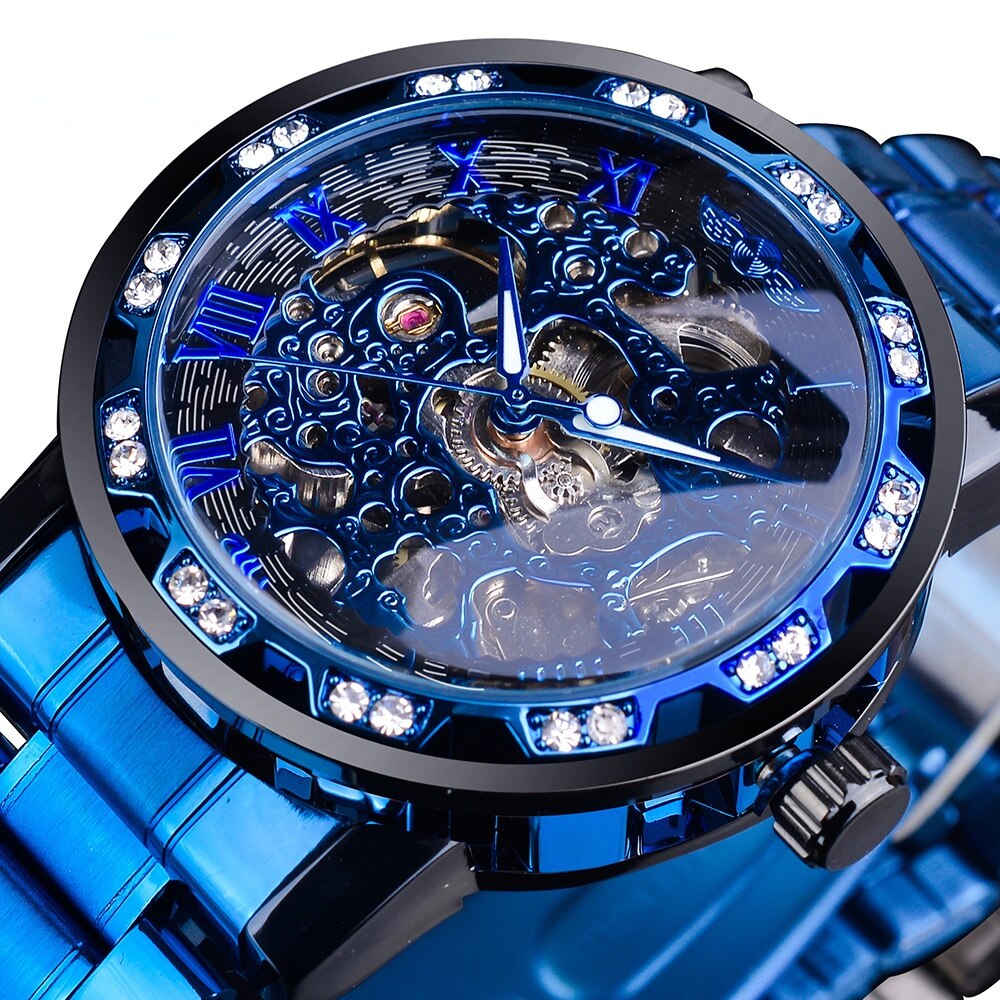 Herenhorloge Goudkleurig Staal - Luxe Kwarts Polshorloge met Verstelbare Stalen Armband