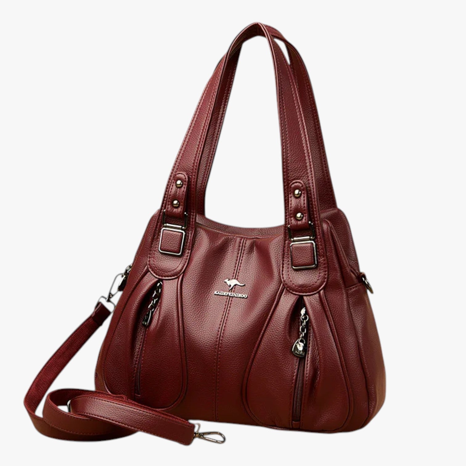 Dagelijkse elegantie - De leren schoudertas die elke look verrijkt Dames