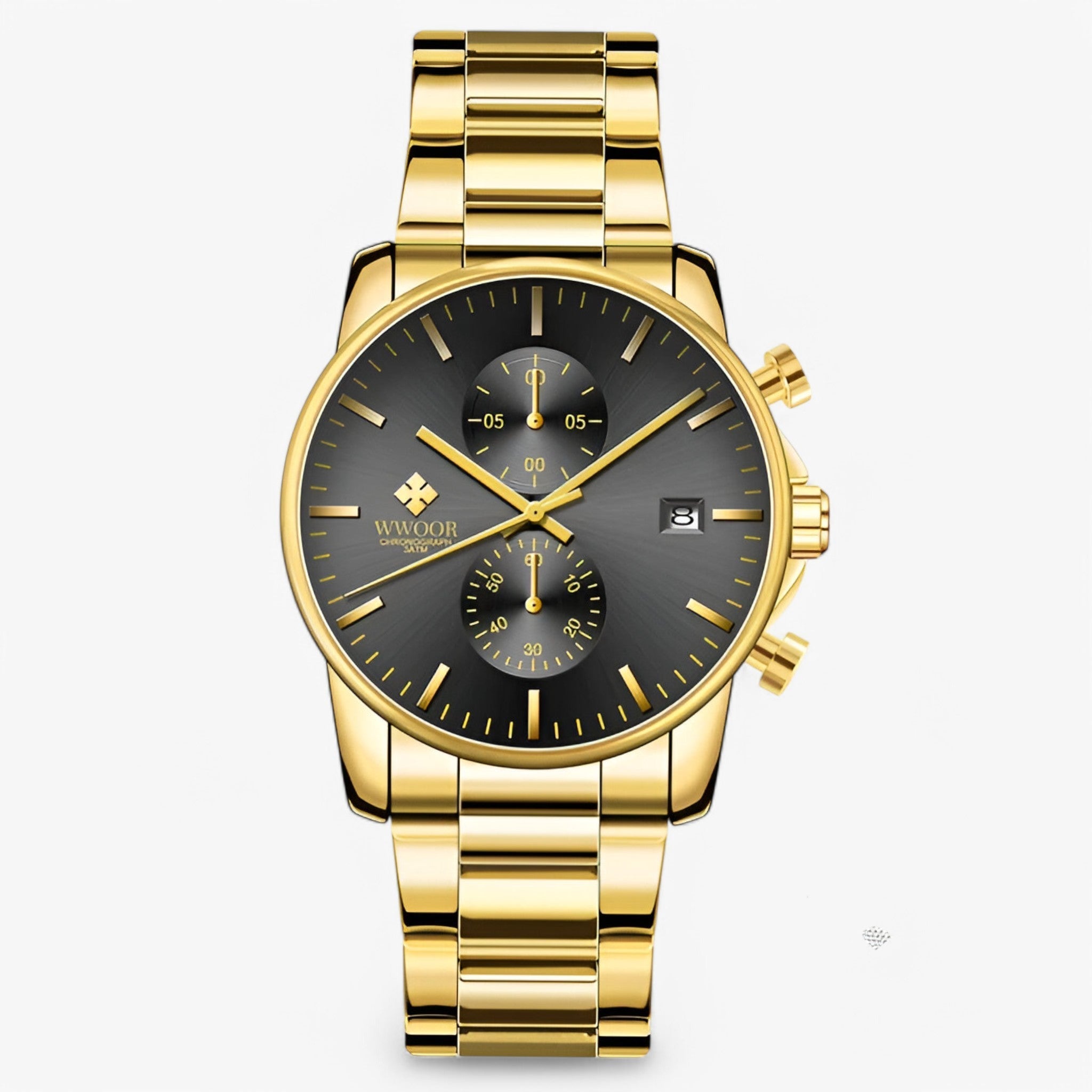 watches : Horloge Goud - Luxe Zakelijk Chronograafhorloge in van Pantino
