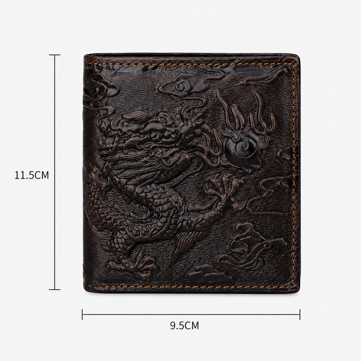Heren Bifold Portemonnee van Leer – Vintage RFID Portemonnee met Kaartvakken