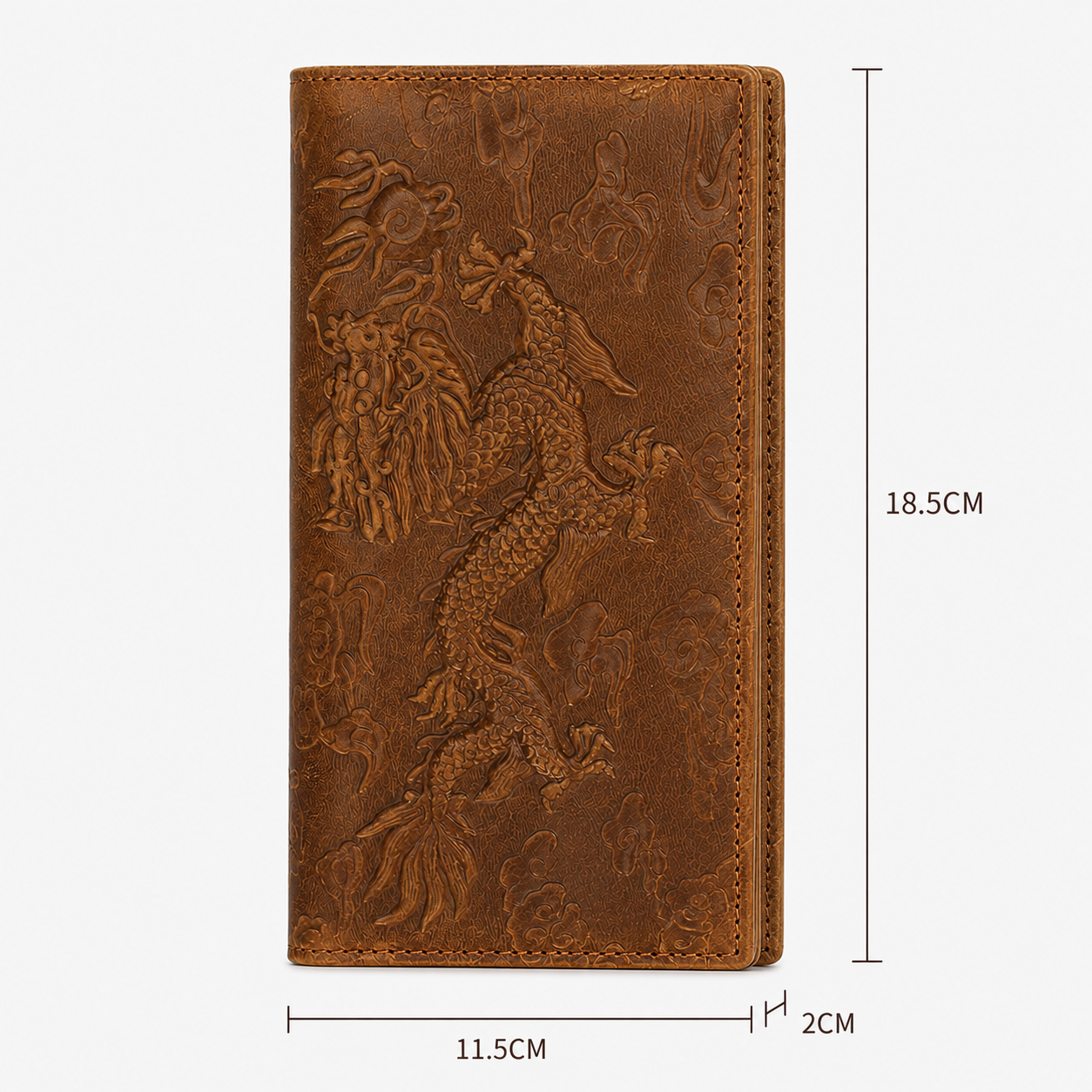 Heren Bifold Portemonnee van Leer – Vintage RFID Portemonnee met Kaartvakken