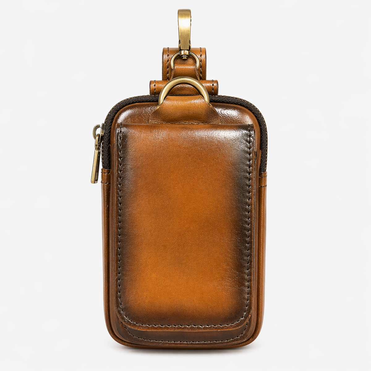 bags : Heuptas Heren - Herenheuptasje Echt Leder in Bruin van Pantinoshop