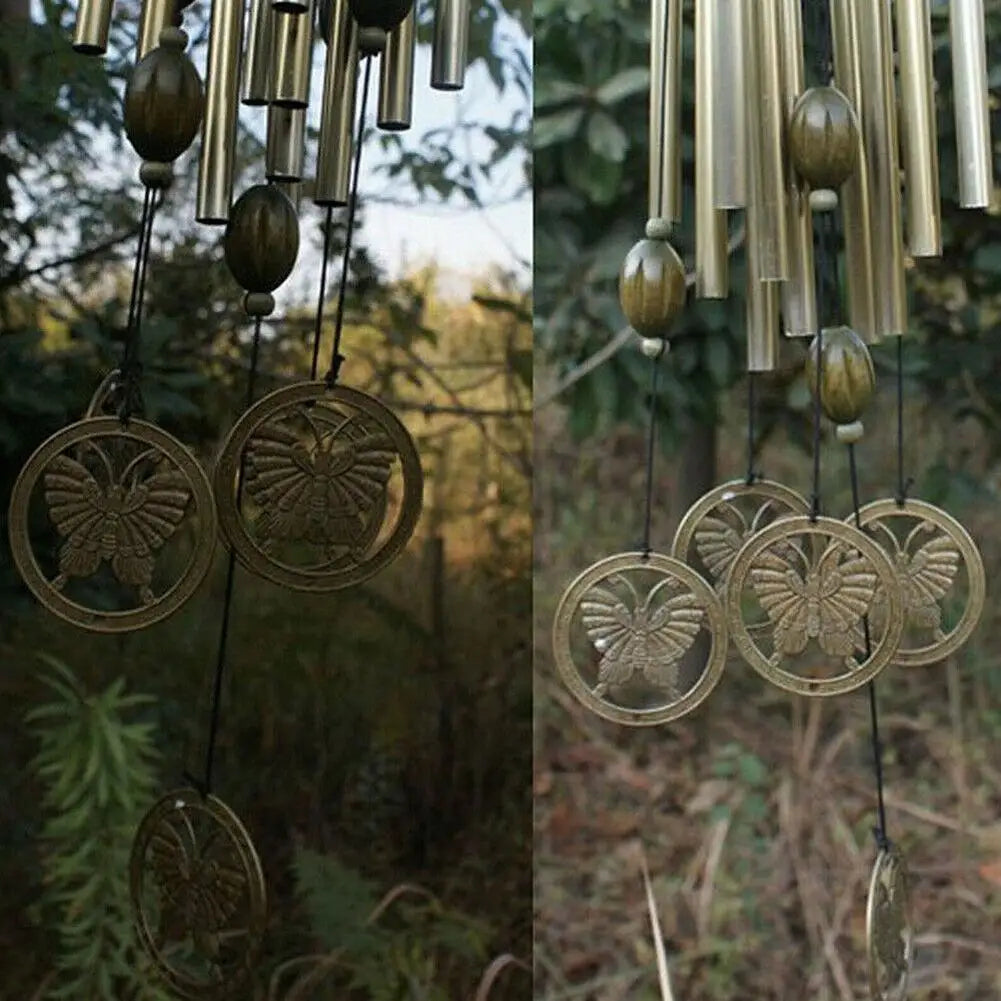 home & garden : Windspel RVS SilentSirens - Groot Roestvrijstalen Tuin Windgong - 80cm in van Pantino
