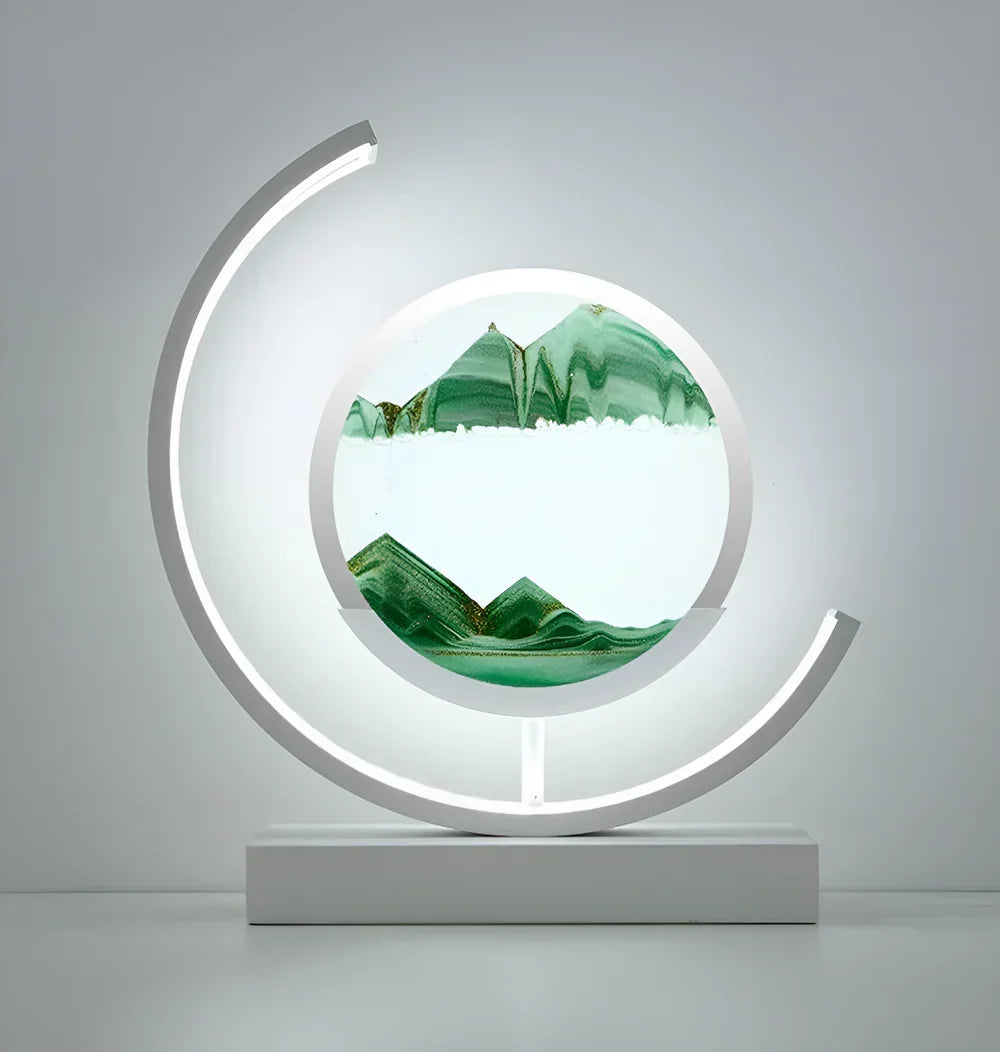 LED Zandkunst Tafellamp – Bewegend Zand Design