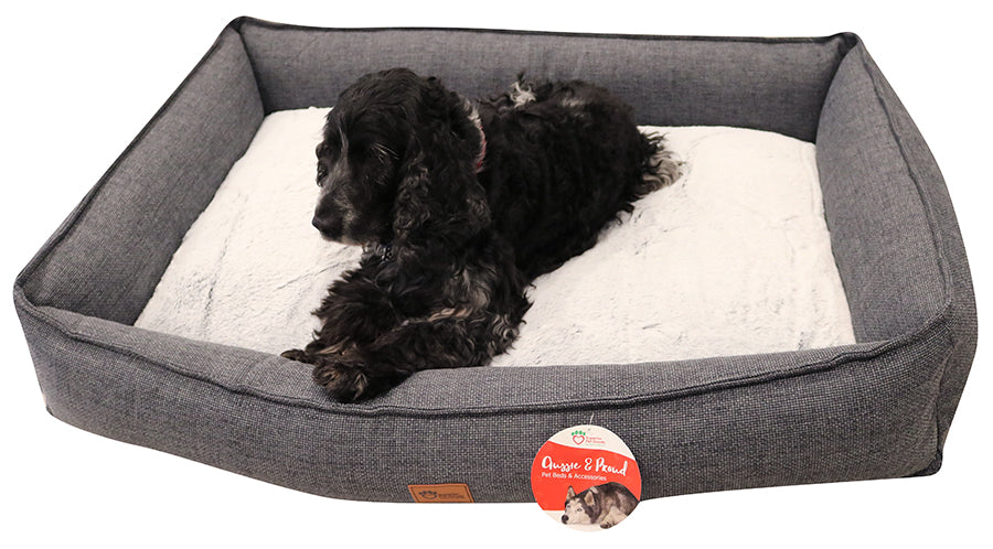 pets : Orthopedisch Comfort Hondenbed in Grafietgrijs in L van Pantino
