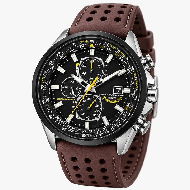 Watches : Heren Chronograaf Horloge MultiSteel 42mm, Zilverkleurig Staal met Elegante Blauwe Wijzerplaat in van Pantinoshop