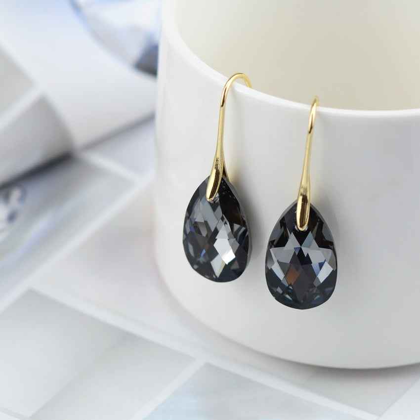 Orecchini : Elegante Dames Hangoorbellen van Saffierblauw Kristal in van Pantinoshop