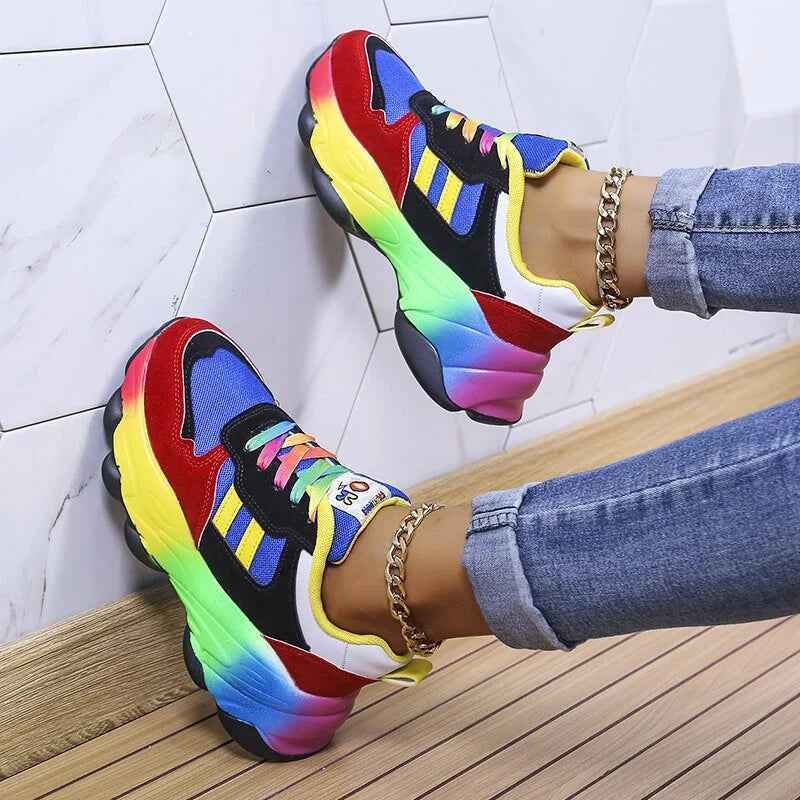 Sneakers : Dames Sneakers Romy - Orthopedisch, Lichtgewicht & Comfortabel met Schokabsorberende Zool in van Pantinoshop