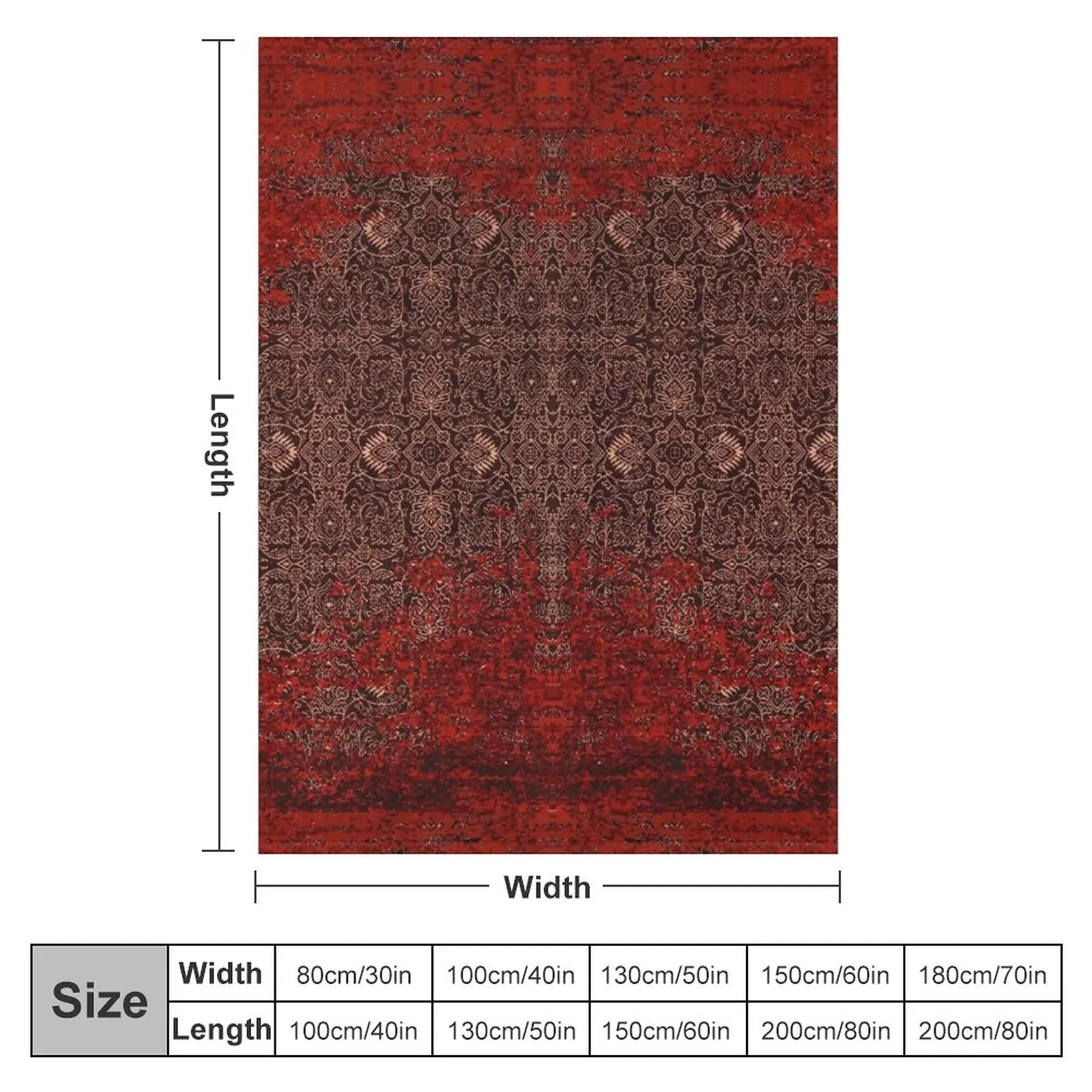 home & garden : Rood Vintage Oosters Tapijt in van Pantino