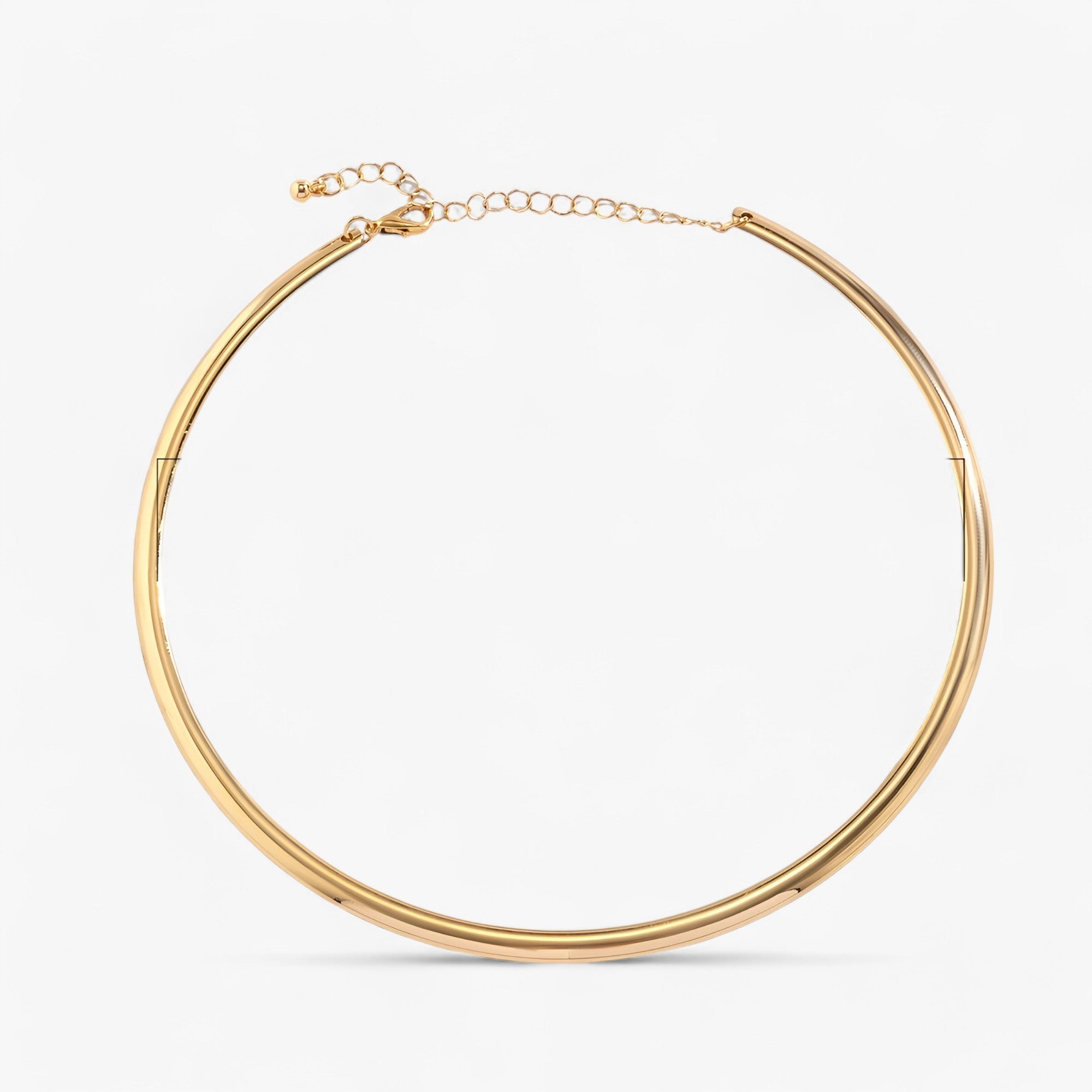 Choker Necklace : Gouden Choker Enkele - Elegante Stilmogelijkheid voor Elke Feestlook Dames Zilverkleurig - Zilverkleurig in van Pantino
