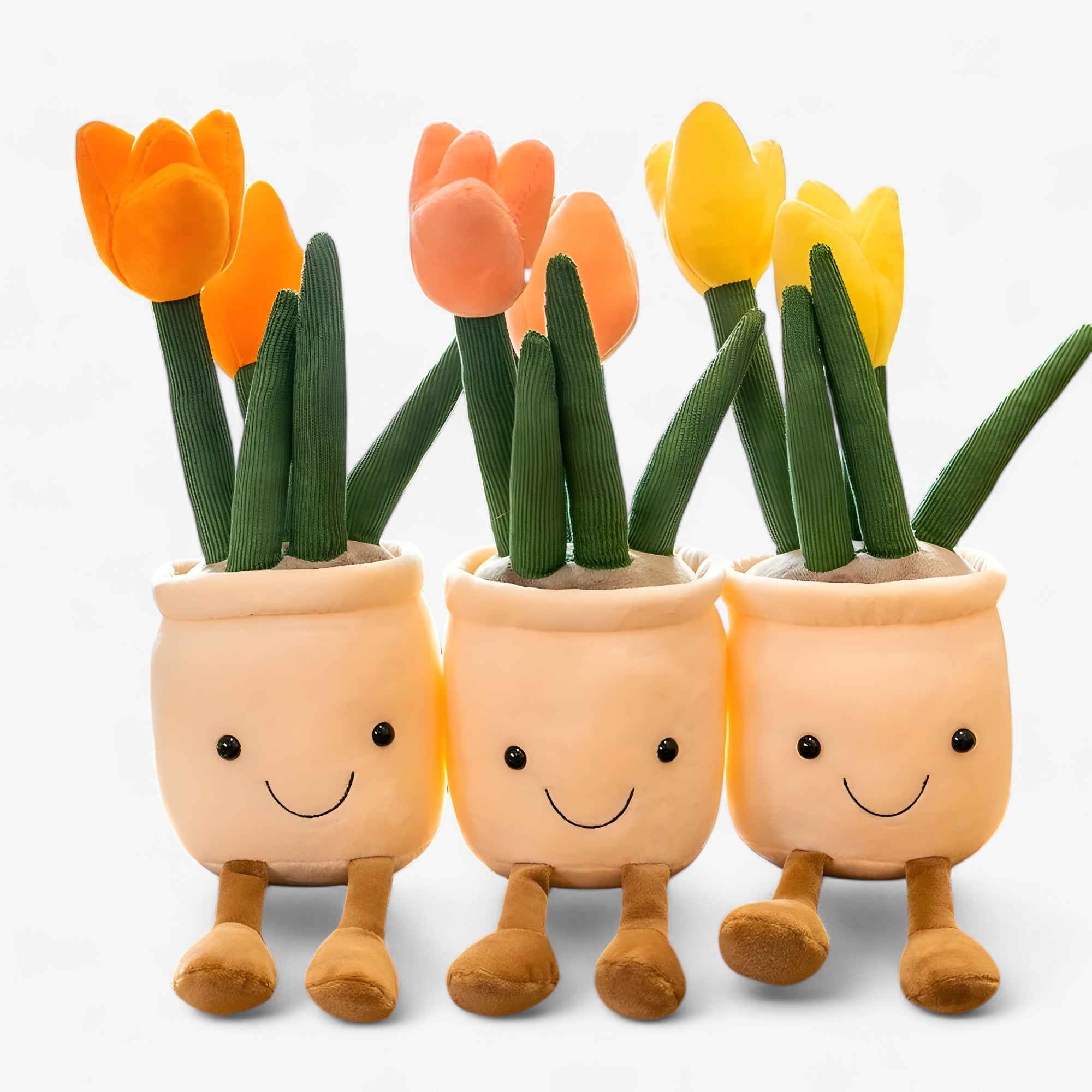 home & garden : Pluche Vetplanten Schattige Charme - Blauw in van Pantino