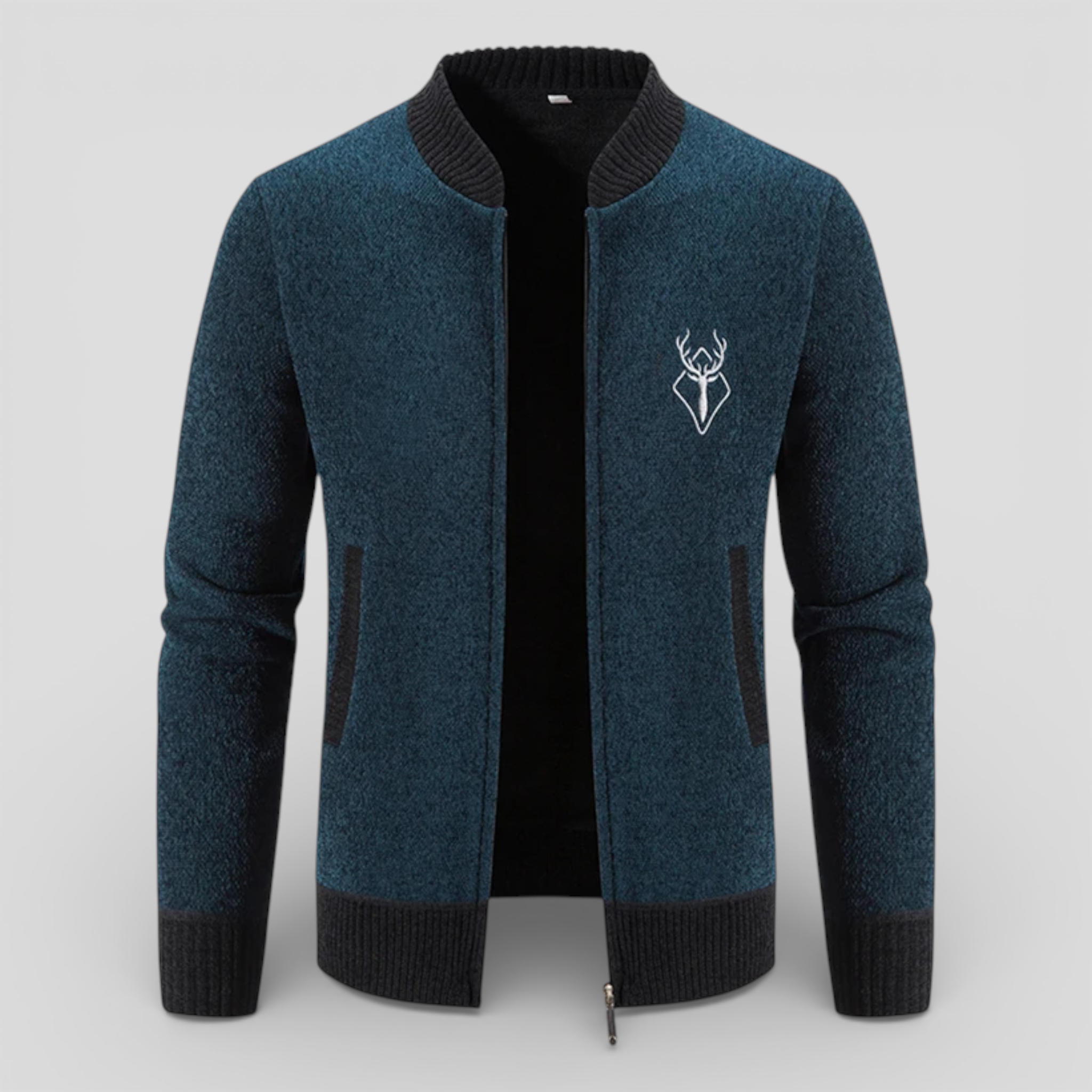 Cardigans pour hommes : Ritscardigan Heren 100% Merinowol - Warm, Zacht en Comfortabel in van Pantino