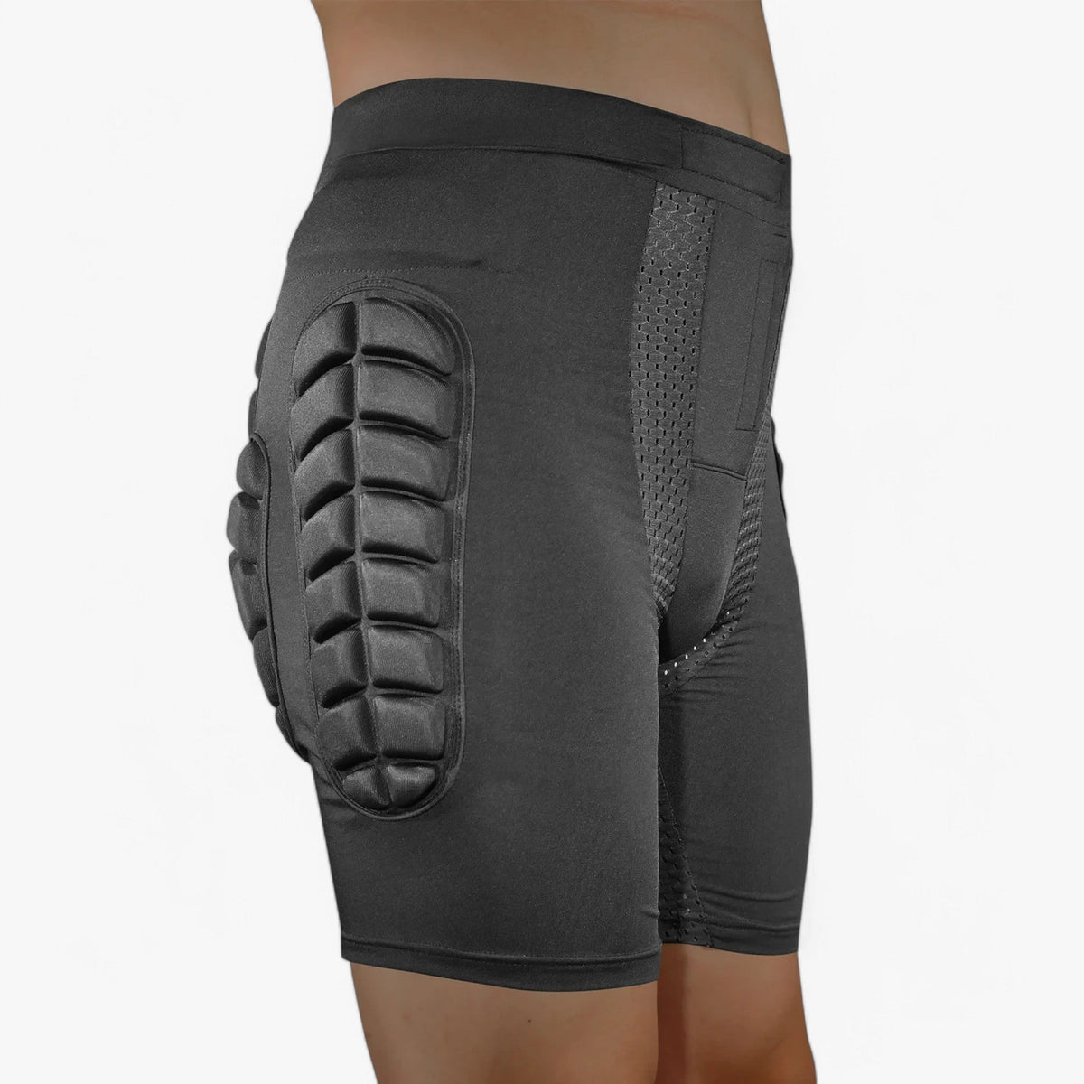 Heren Korte Fietsbroek Gevoerd Zwart Ademend met Gel voor Racefiets en MTB