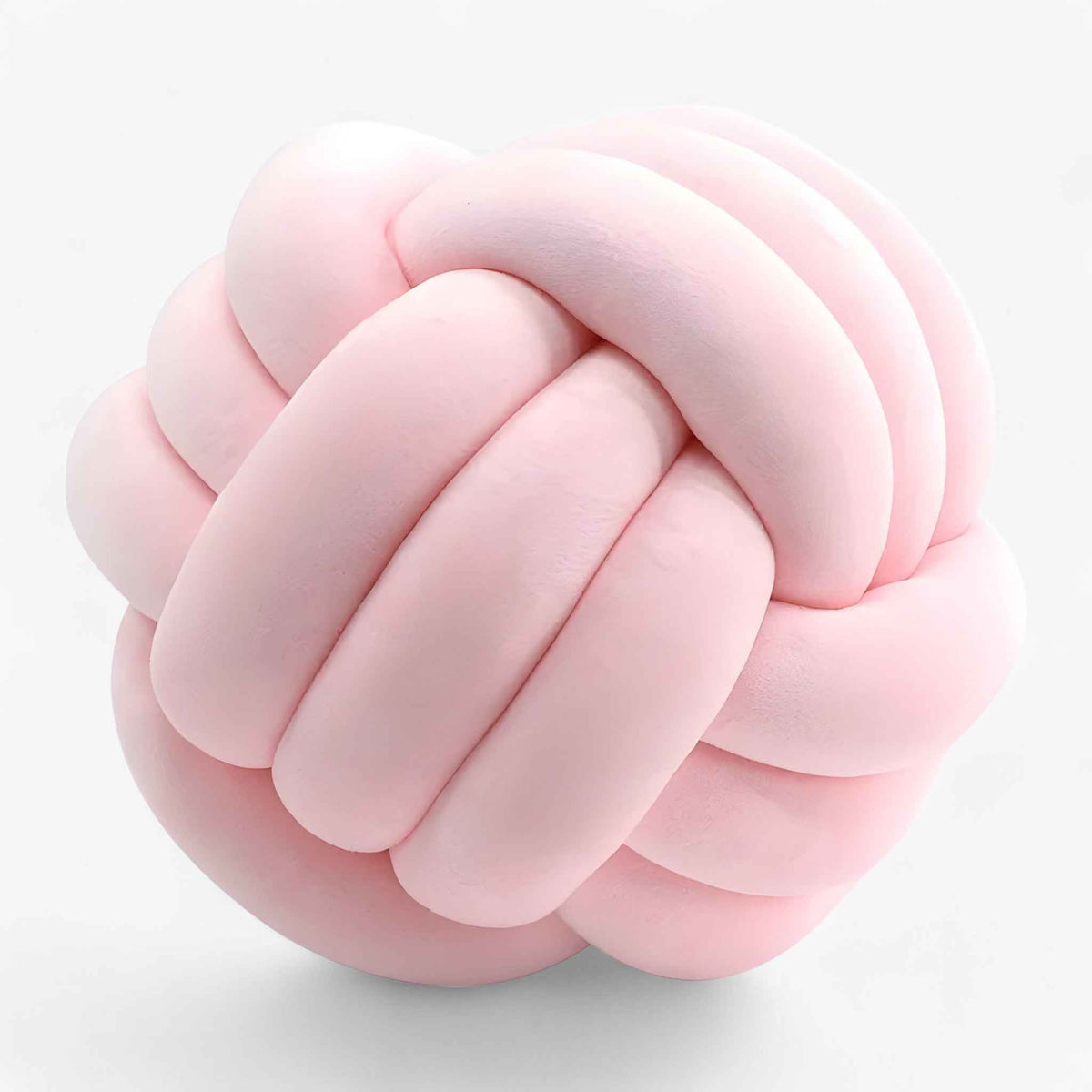 house & garden : Rond Knoopkussen - Zacht Pluche Kussen voor Sfeer en Comfort in Roze van Pantinoshop