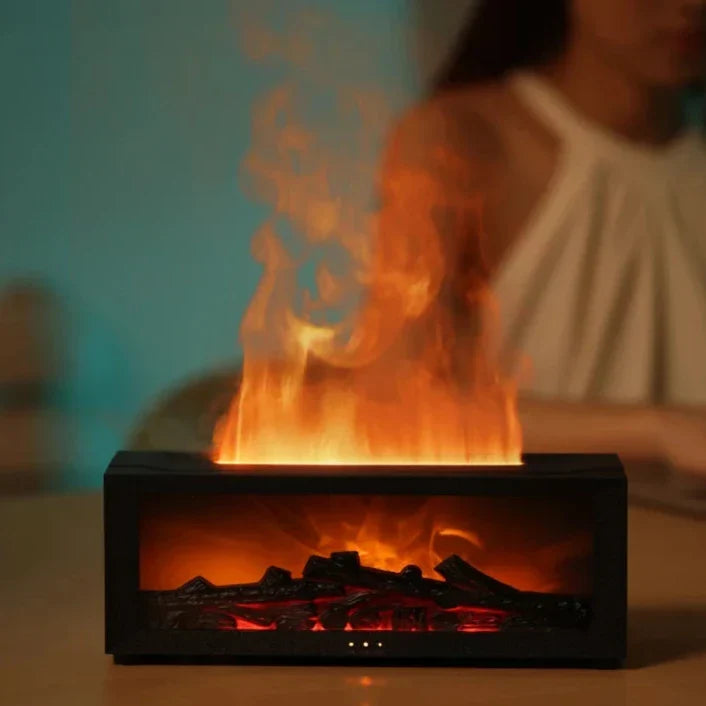 HearthGlow Vlam Luchtbevochtiger – Gezellig Vuur Effect Diffuser