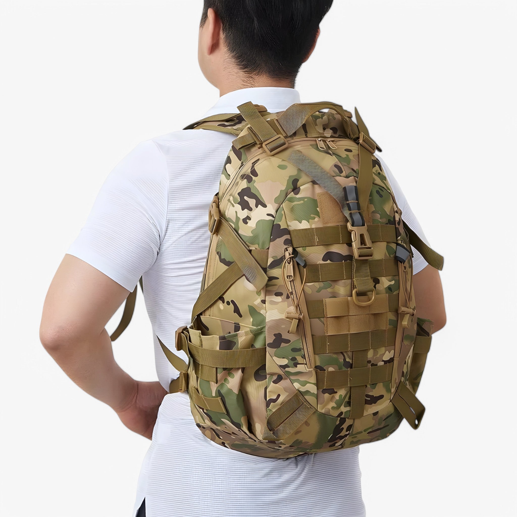 Tactische Militaire Rugzak 40L Waterdicht Groot voor Wandelen, Outdoor, Reizen Heren Dames