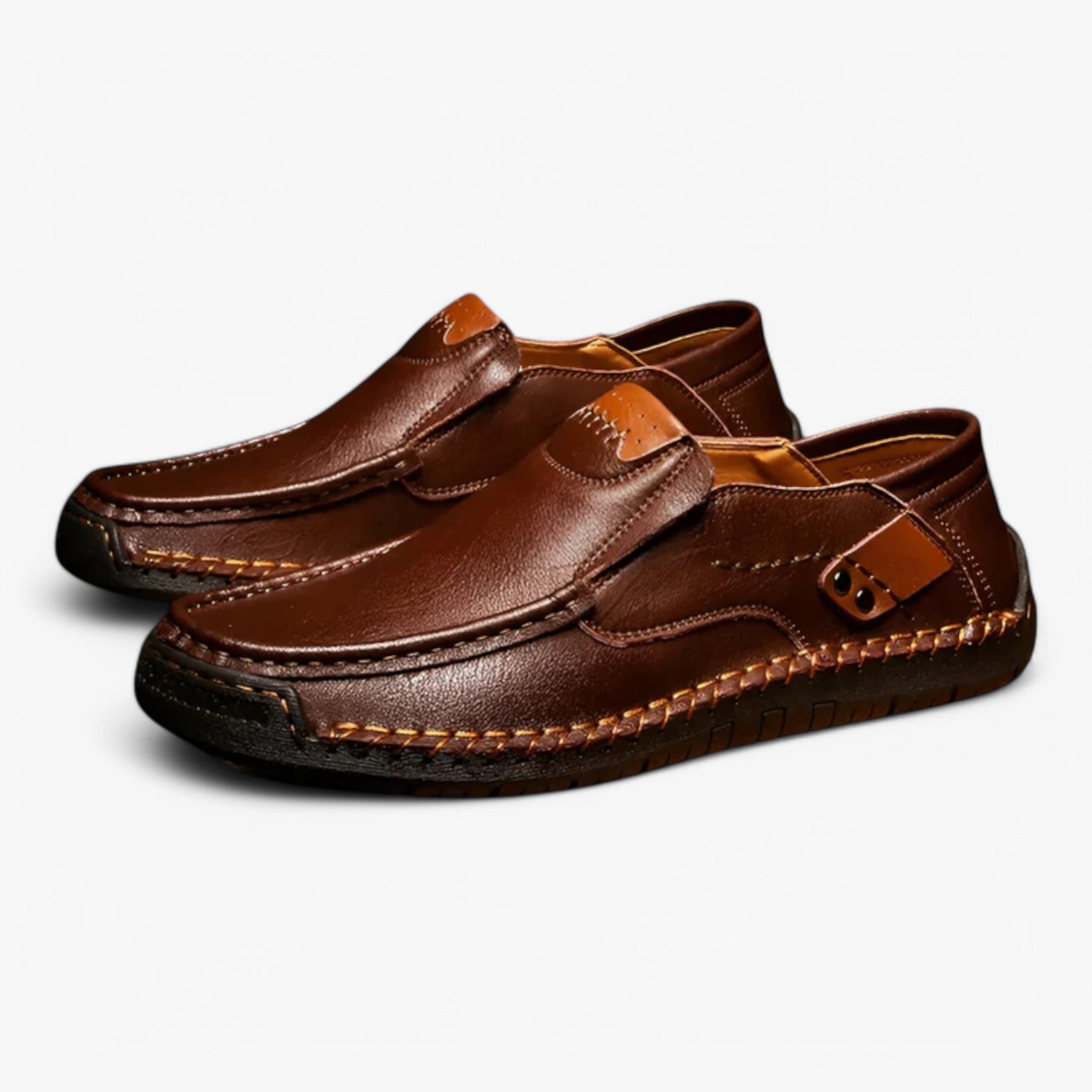 Mocassins Heren van Echt Leer Handgemaakt Ambachtelijk Elegant