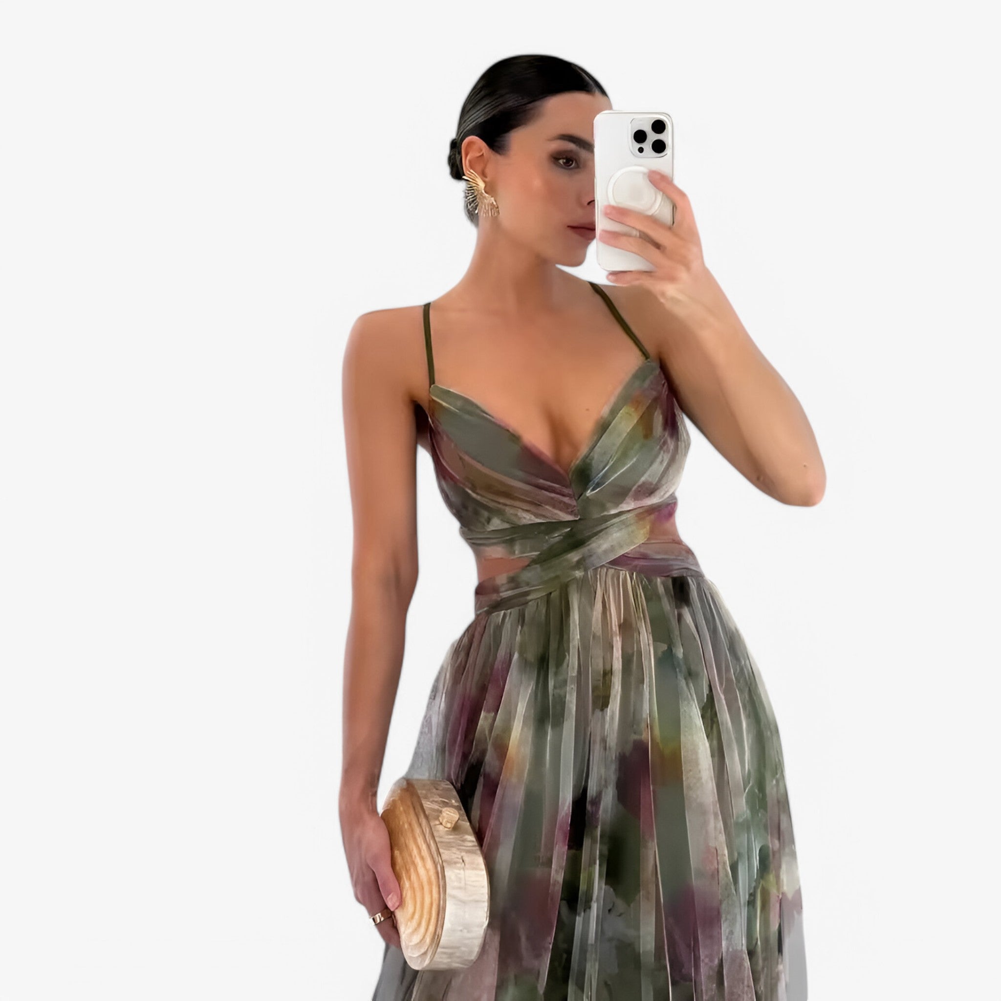 Dames Elegante Zwarte Kokerjurk met Ruche - Avond- of Cocktailjurk, Taglie S-XL