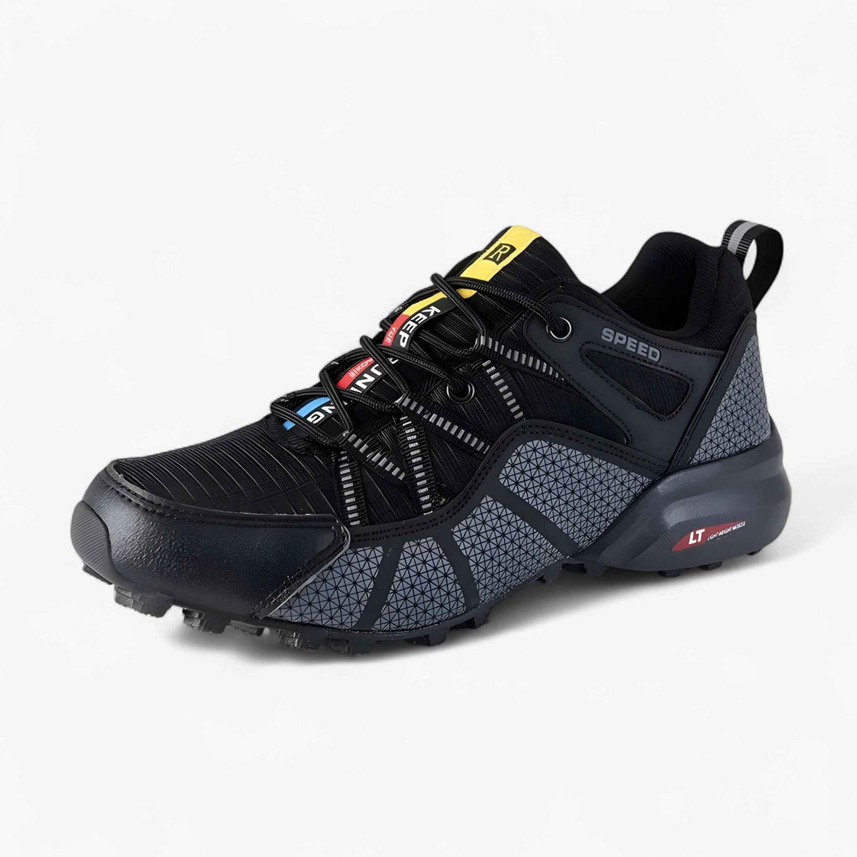 Shoes : Heren waterdichte wandelschoenen met antislipzool in Nero van Pantinoshop