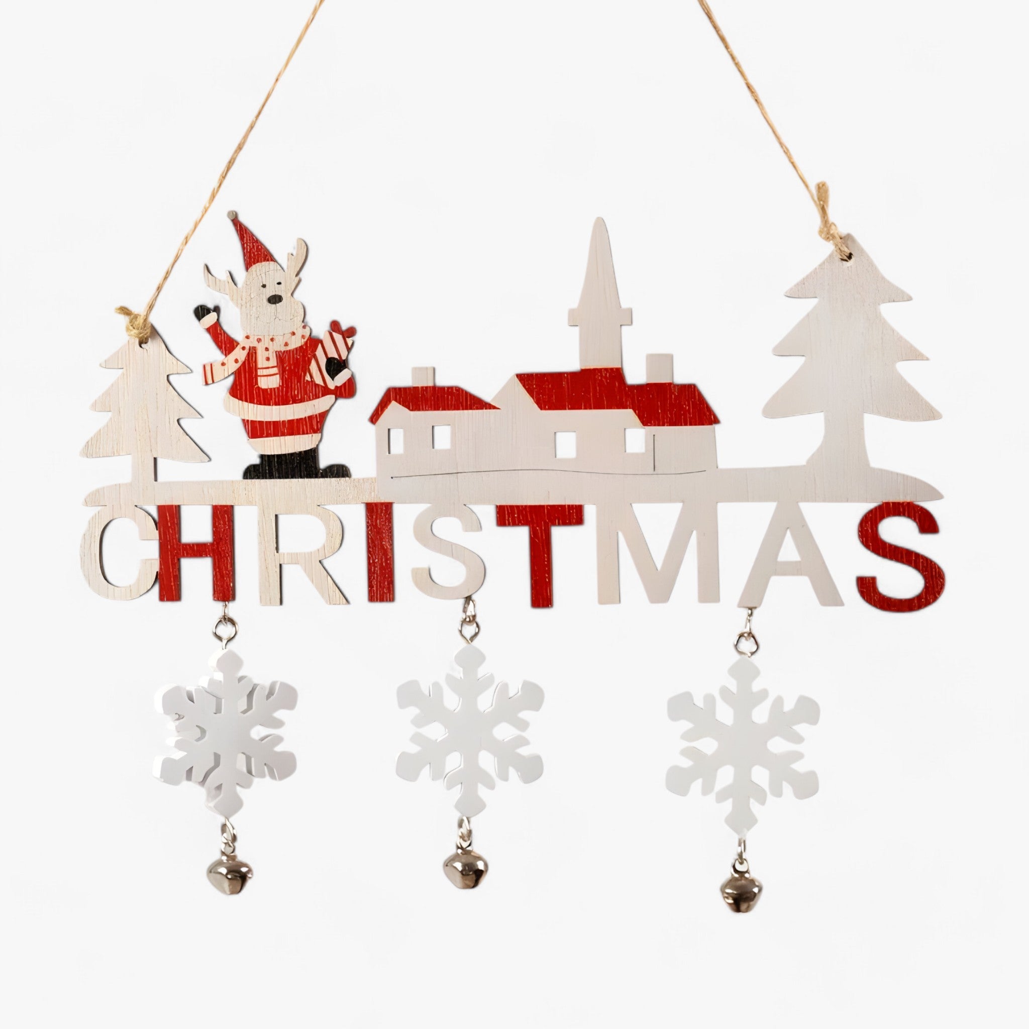 home & garden : Gnorman Houten Kabouter Hangend Ornament - Feestelijk en Grillig Decor in 5 van Pantino