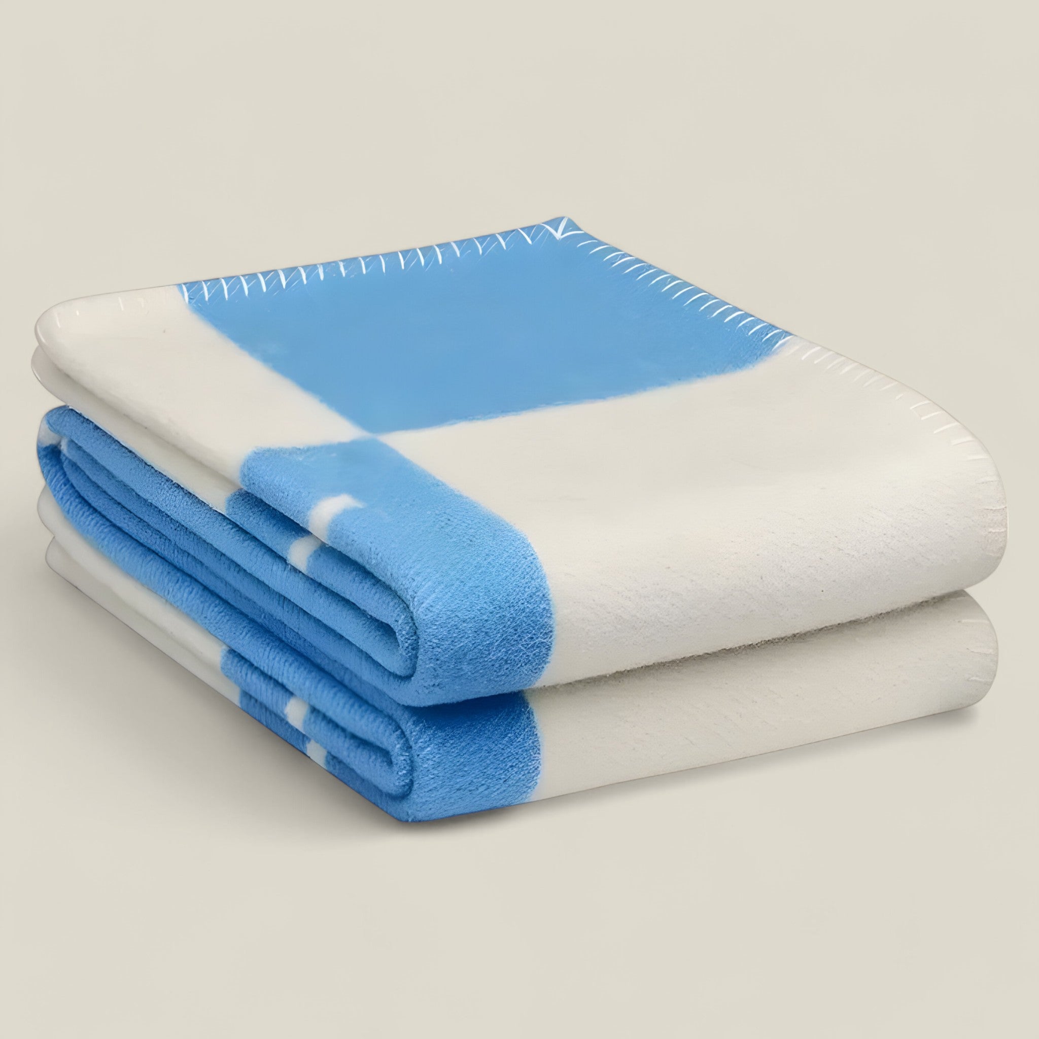 home & garden : Cashmere Deken Zwart - Luxe & Warme Plaid voor Winteravonden in Marineblauw Streep 130x180cm van Pantino