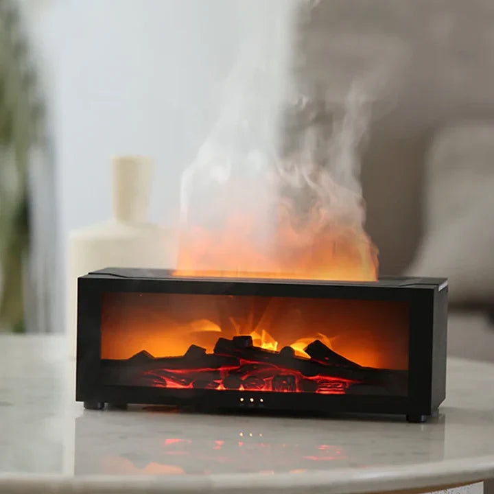 HearthGlow Vlam Luchtbevochtiger – Gezellig Vuur Effect Diffuser