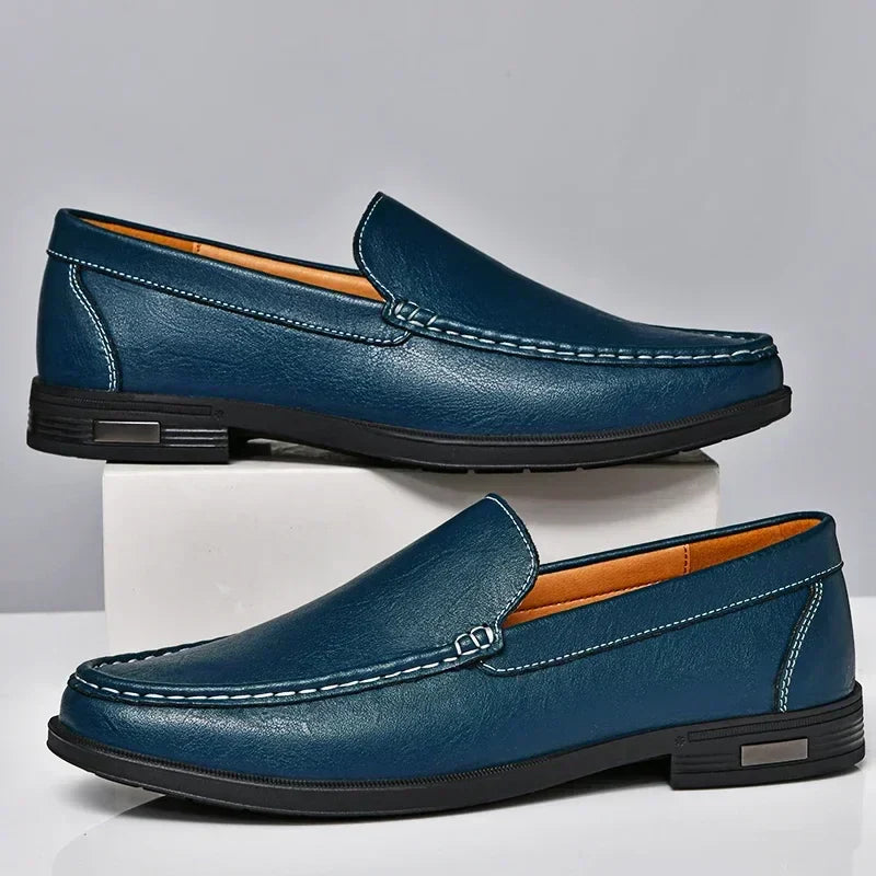 Loafers : Loafers Heren Blauw - Luxor - Stijlvolle in van Pantino