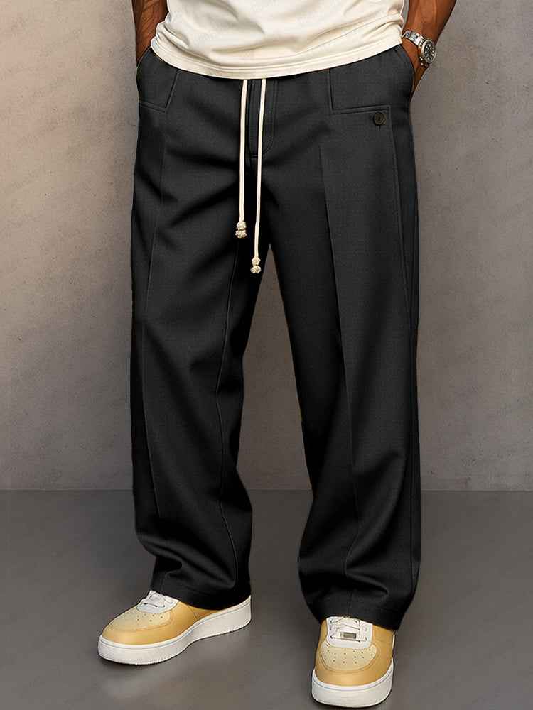 Men's Pants : Elvair Elegant Pants voor heren – Strakke, verfijnde stijl met dagelijks comfort in van Pantinoshop