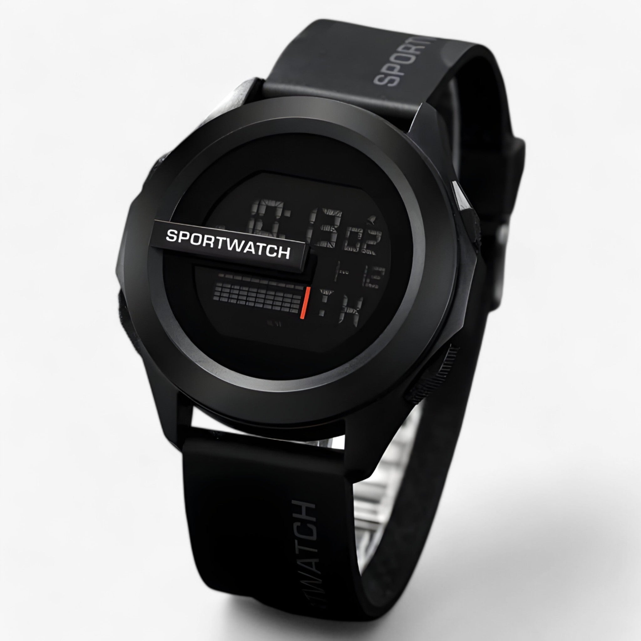 watches : Waterdichte Digitale Horloge A-Leemgroen - Robuust & Betrouwbaar voor Elk Avontuur in A-Zwart van Pantino