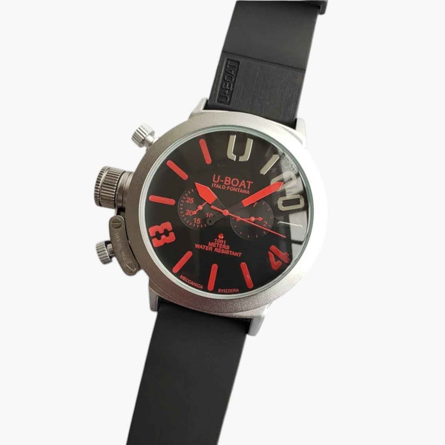 Watches : Stalen sporthorloge met siliconen band Heren in 1 Frankrijk van Pantinoshop