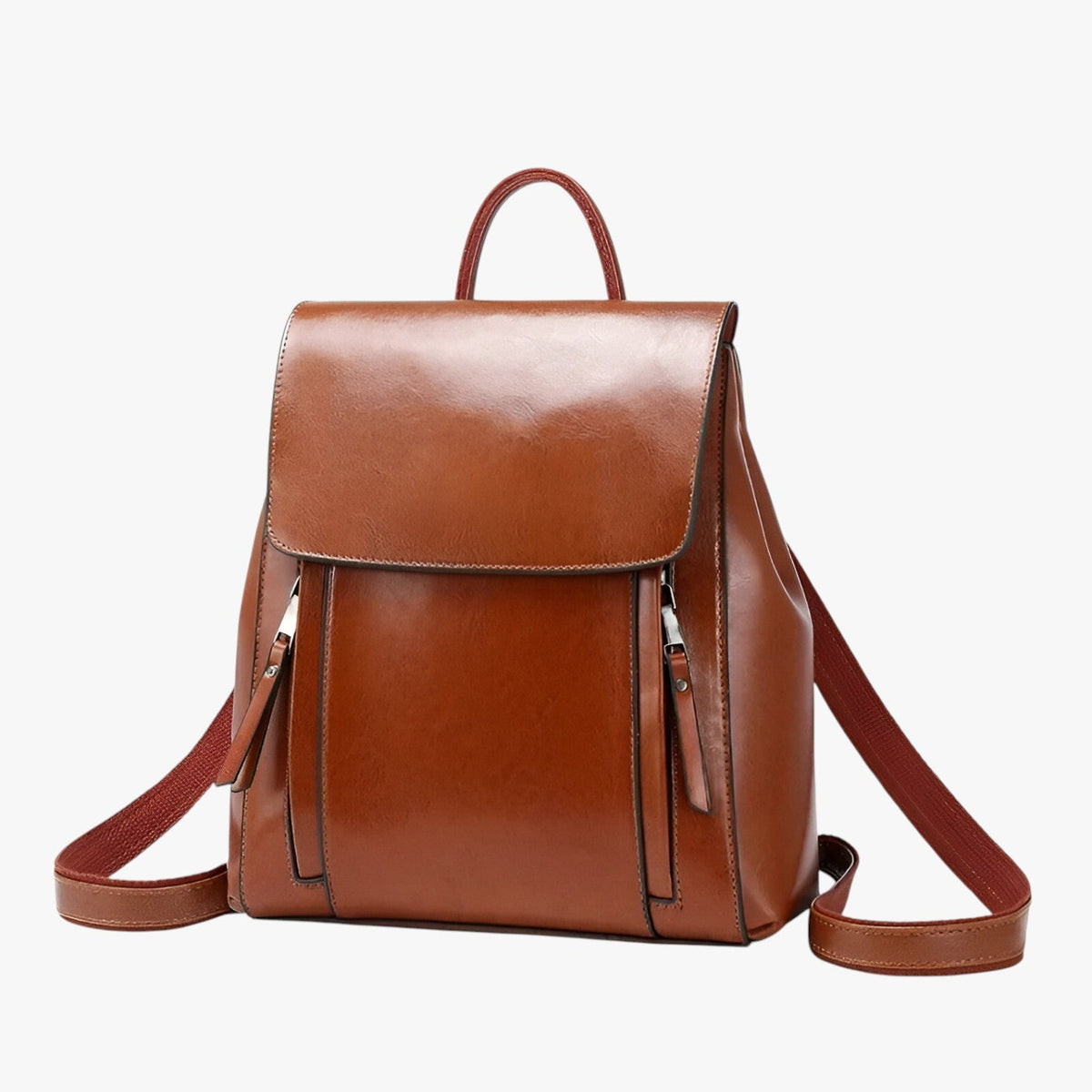 Damesrugzak van Echt Leer, Elegant voor School, Werk en Reizen