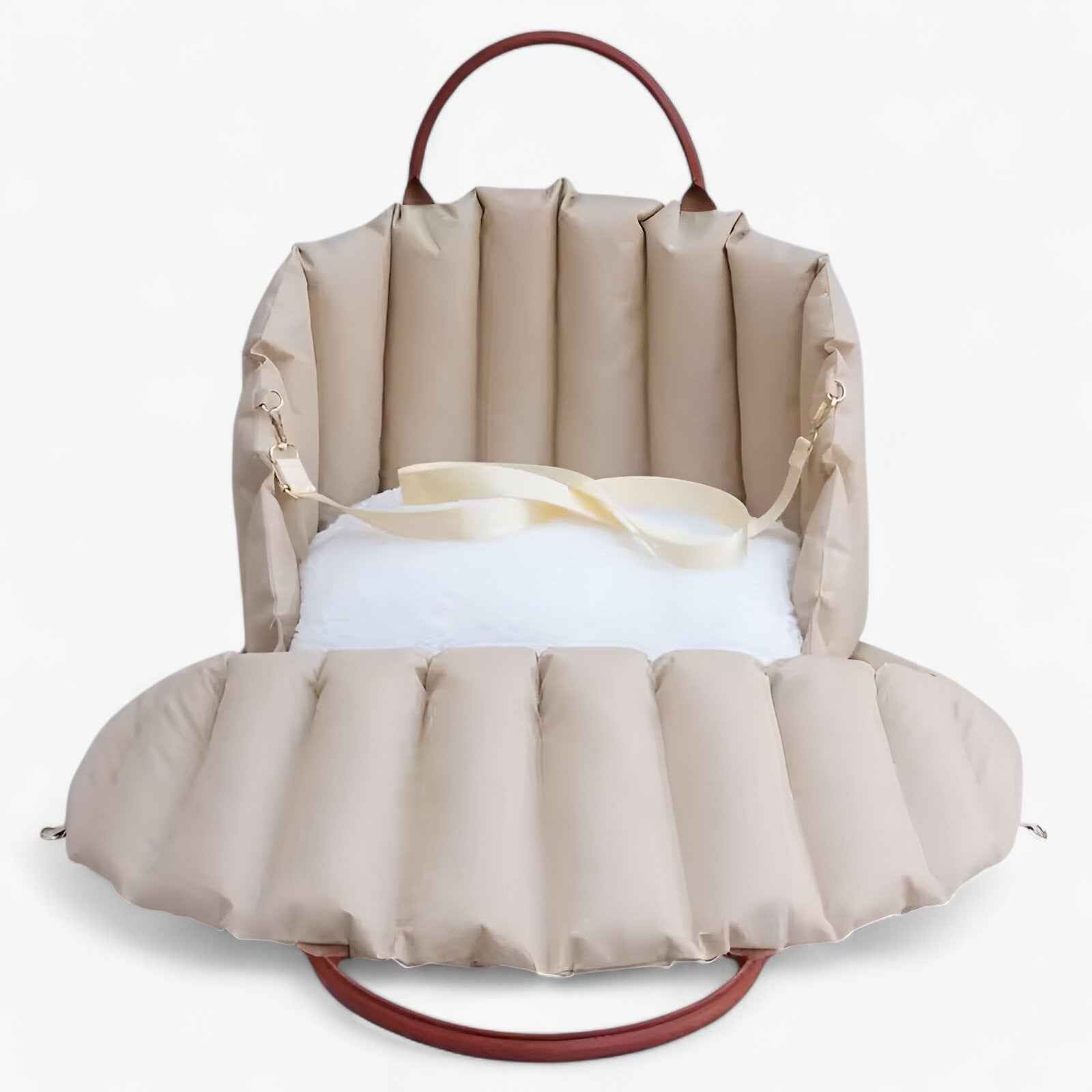Pets & Supplies : Hondendraagtas Luxe en Warm voor Reizen, Klein Formaat, Zachte Vulling in van Pantinoshop