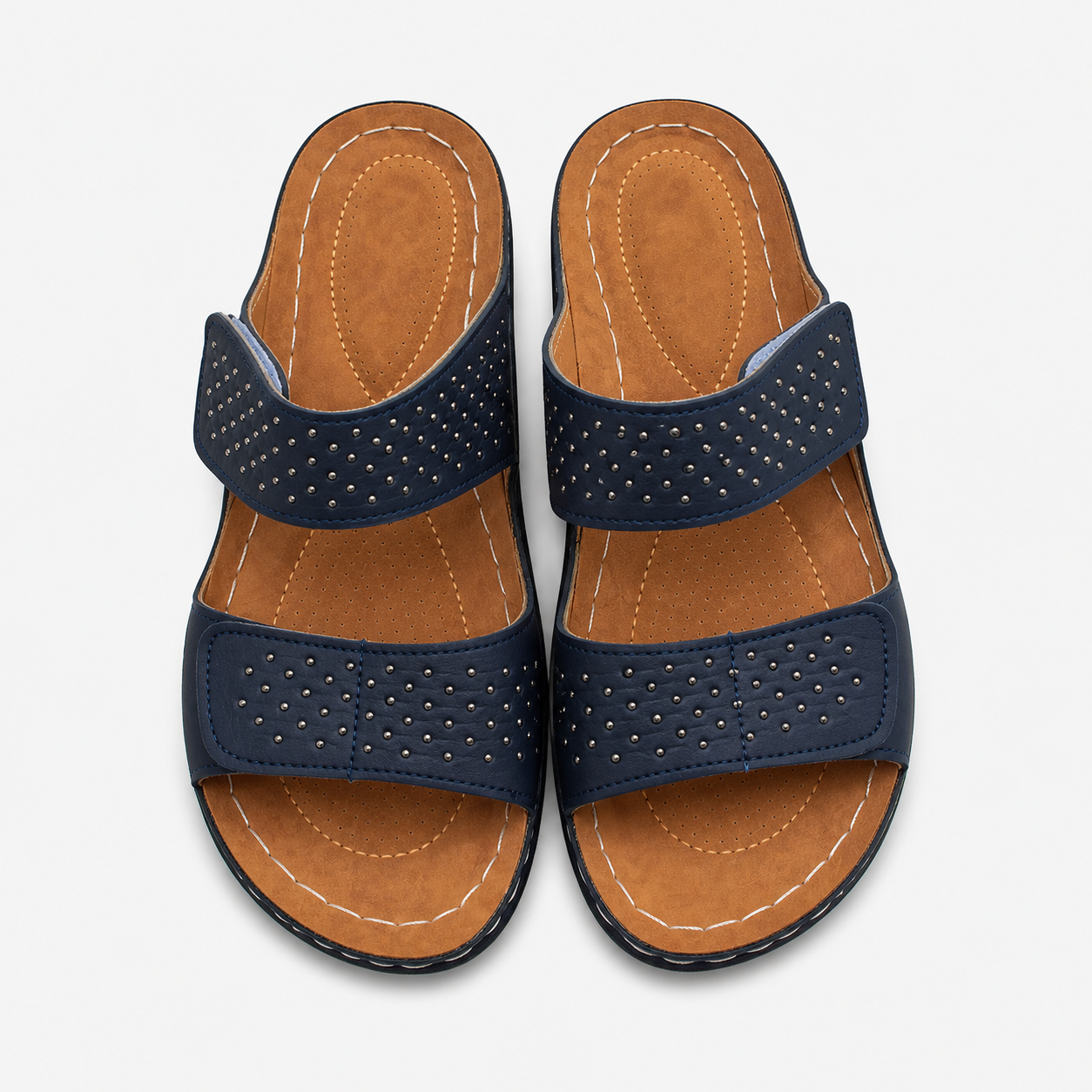 Illona | Sandali con zeppa – Comfort e stile combinati - €25 : Sandalen met sleehak - Comfort en stijl gecombineerd Leer Dames in van Pantino