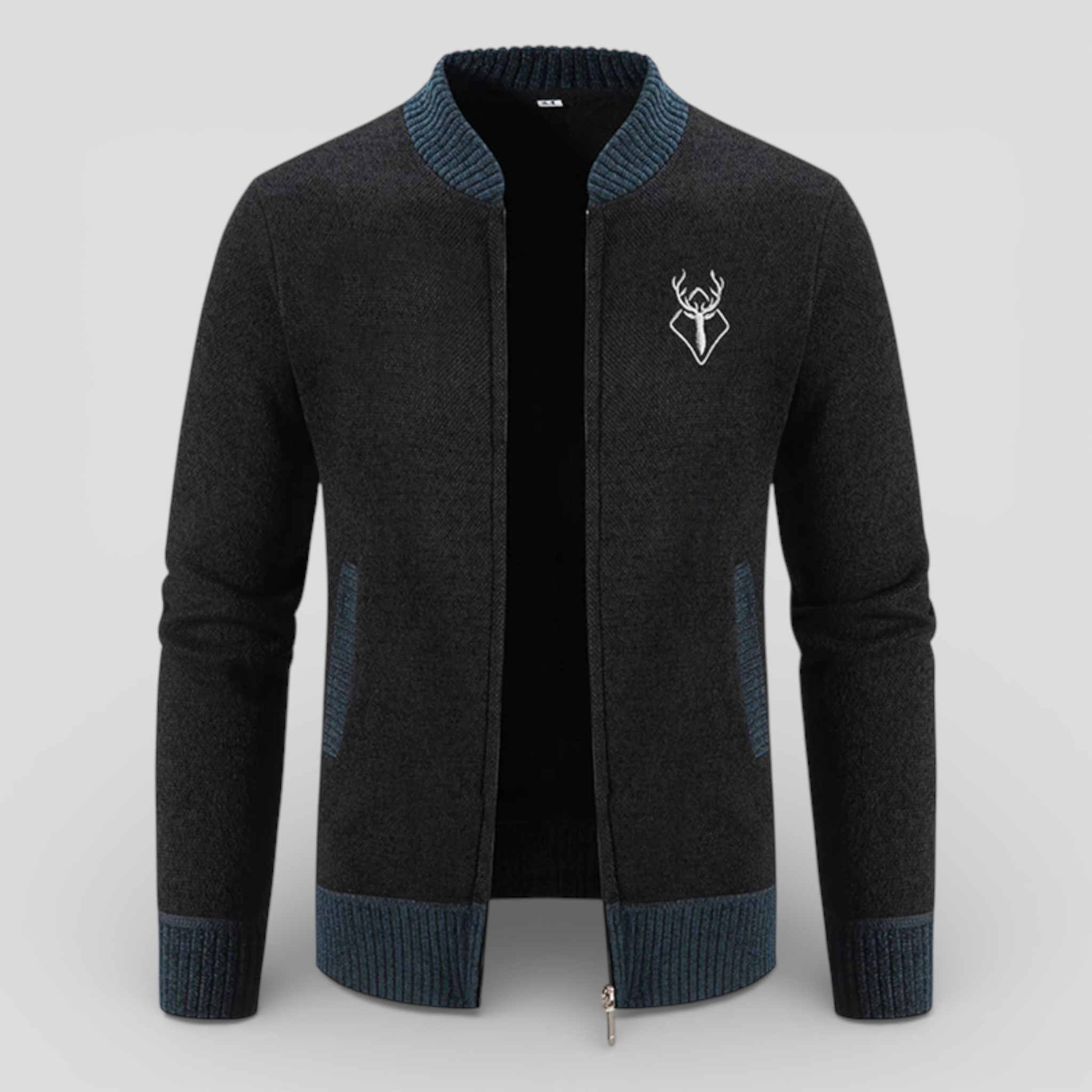 Cardigans pour hommes : Ritscardigan Heren 100% Merinowol - Warm, Zacht en Comfortabel in van Pantino