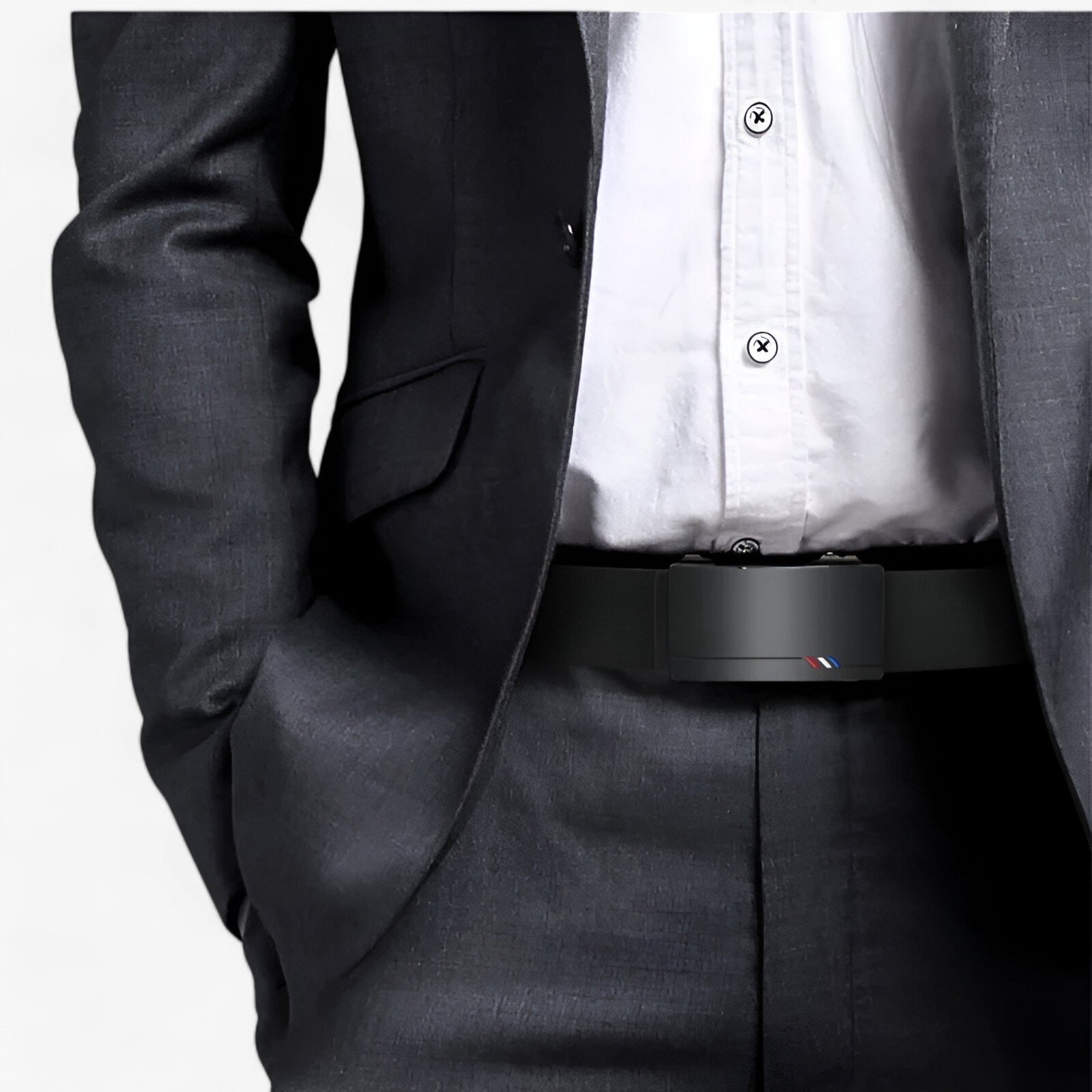 bags : Luxe Leren Riem met Automatische Gesp in van Pantino