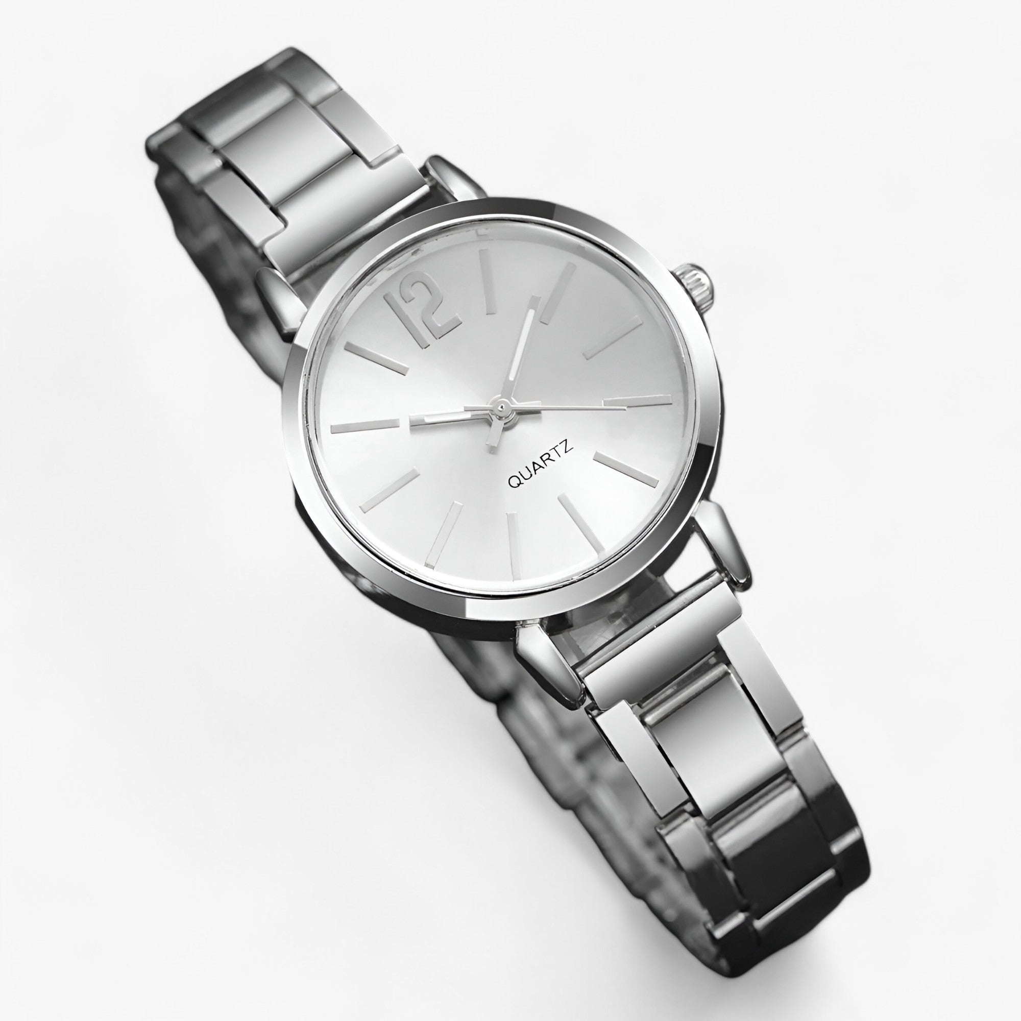 watches : Horloge Dames Roze - Elegant Dameshorloge Set - Stilet Roestvrij Staal & Armband in van Pantino