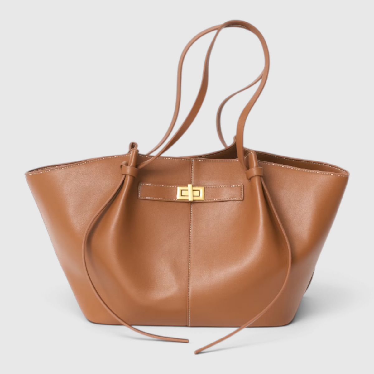 Luxury Shopper Tote – Vegan Leather Handbag for Work & Everyday