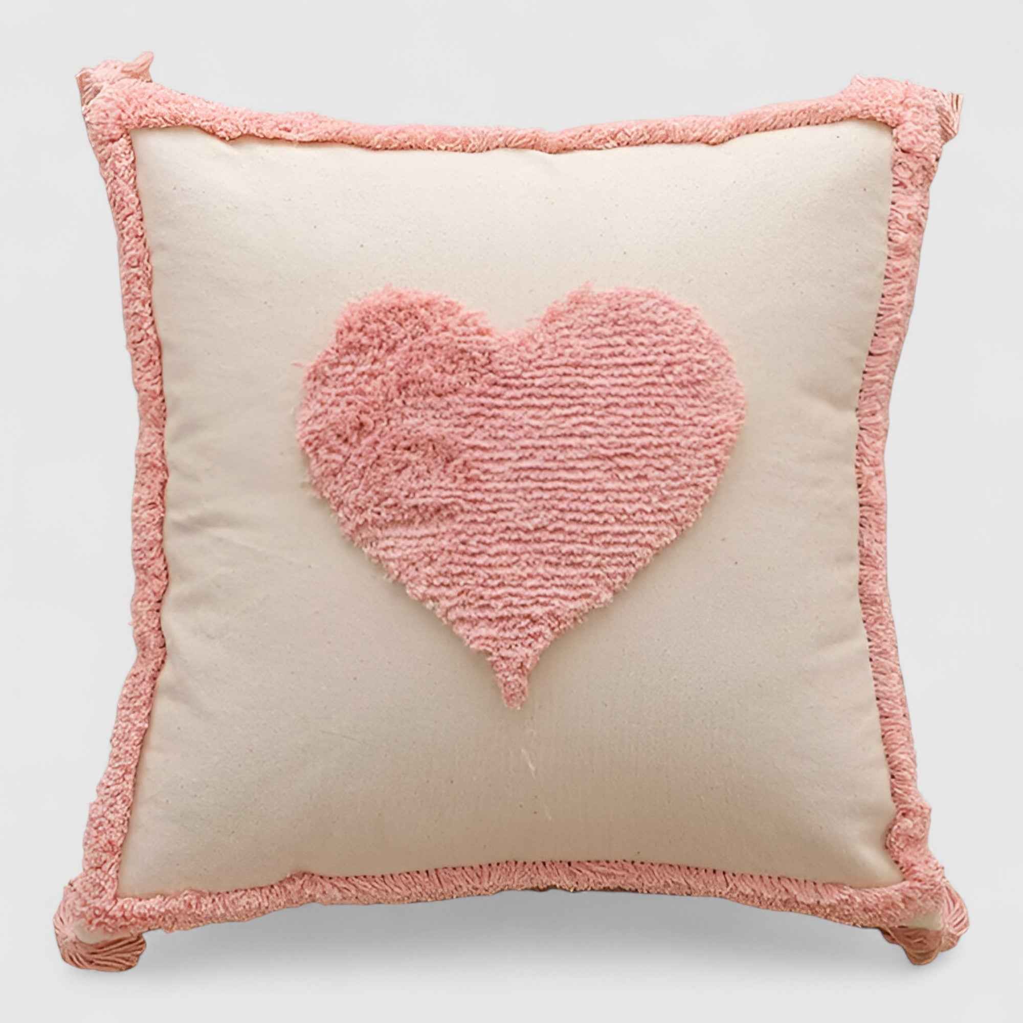 Decoratief Roze Fluwelen Gecapitonneerd Kussen