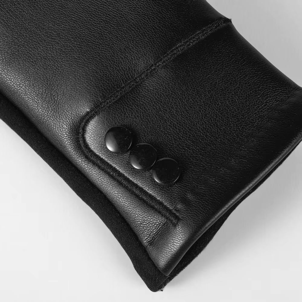 Gloves : Handschoenen Rood - Luxe Leren voor Koude Dagen in van Pantinoshop