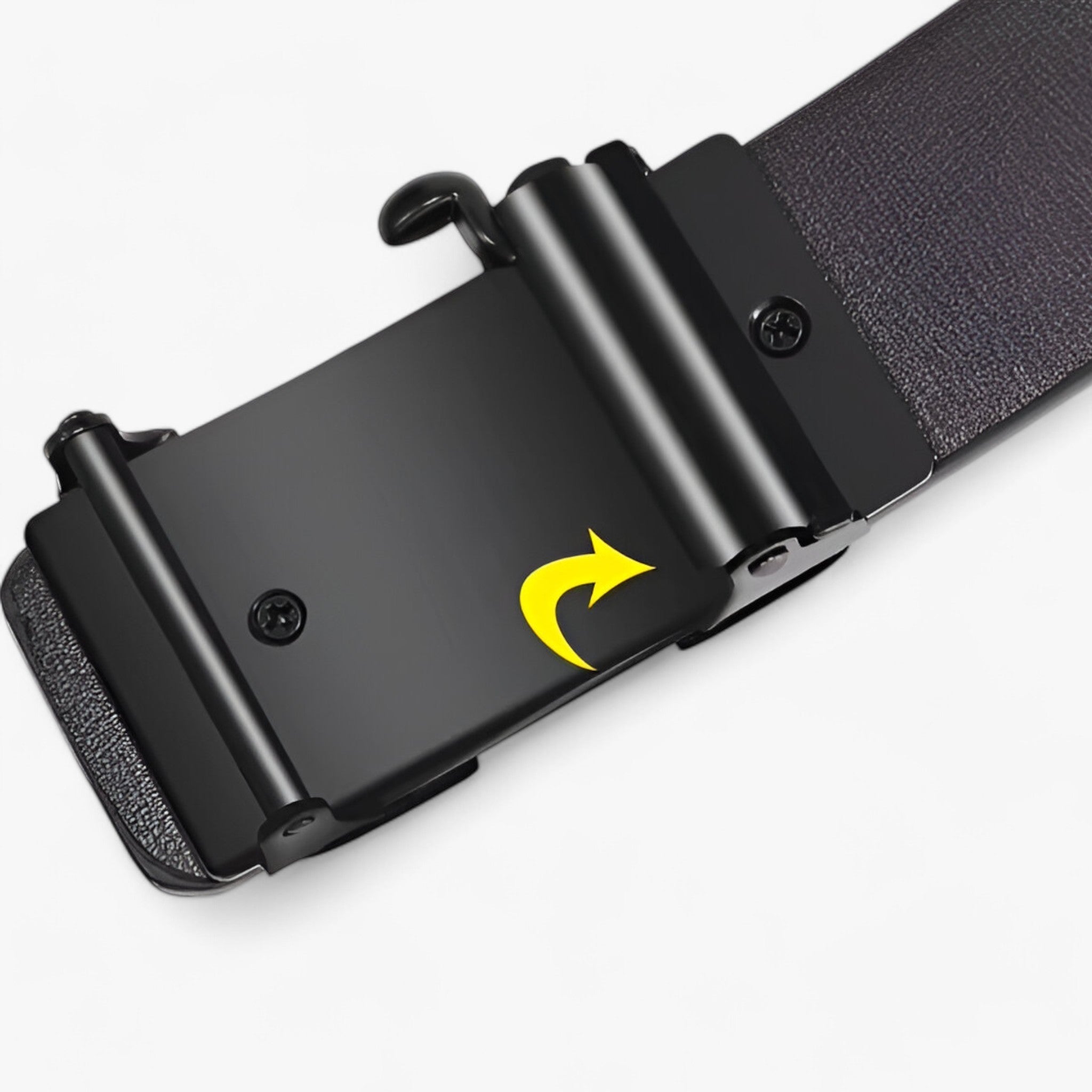 Heren Klassieke Riem van Echt Zwart Leer - Elegant en Functioneel voor Elke Gelegenheid