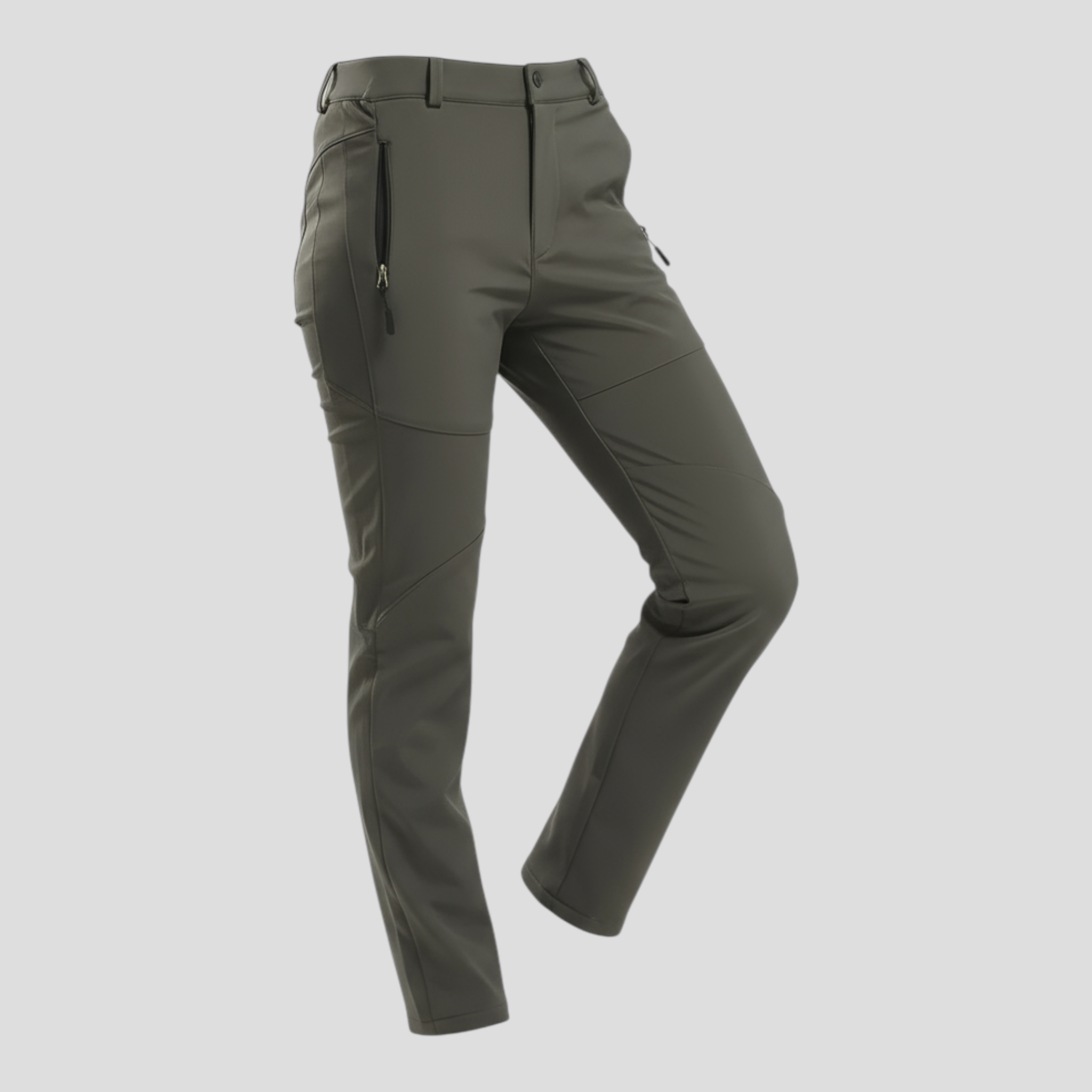 Fleece Broek : Dames Waterafstotende Fleecebroek voor Koude Dagen - Donkergrijs in van Pantino