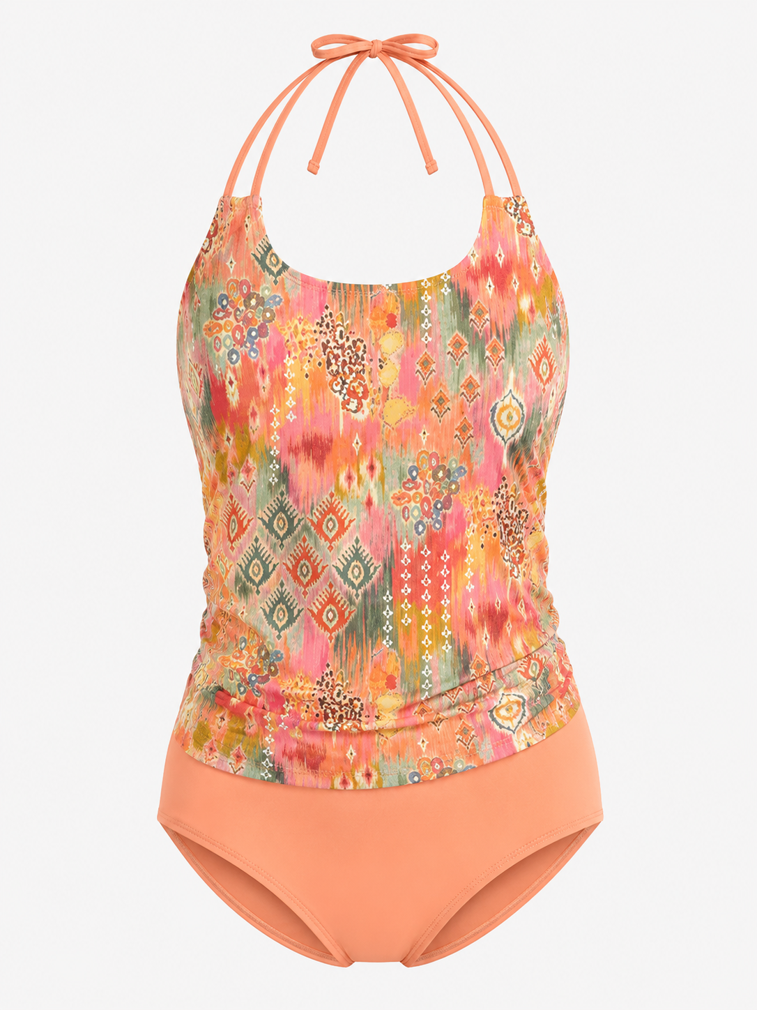 : Tankiniset Dames Hoge Taille - Comfortabel, Sneldrogend & Flatterend in Oranje van Pantinoshop