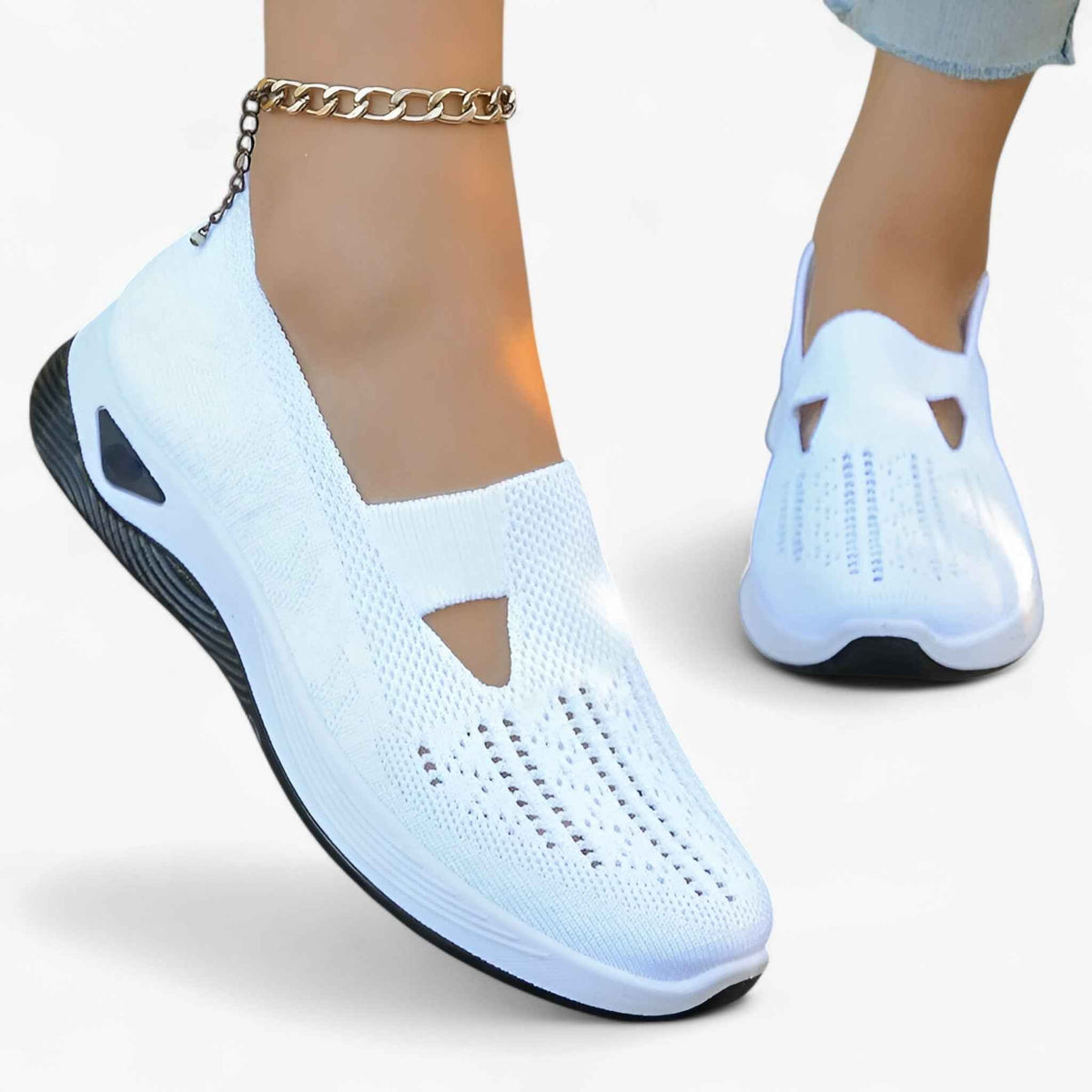 Damesschoenen van Denim Lichtgewicht & Comfortabel met Effectieve Demping