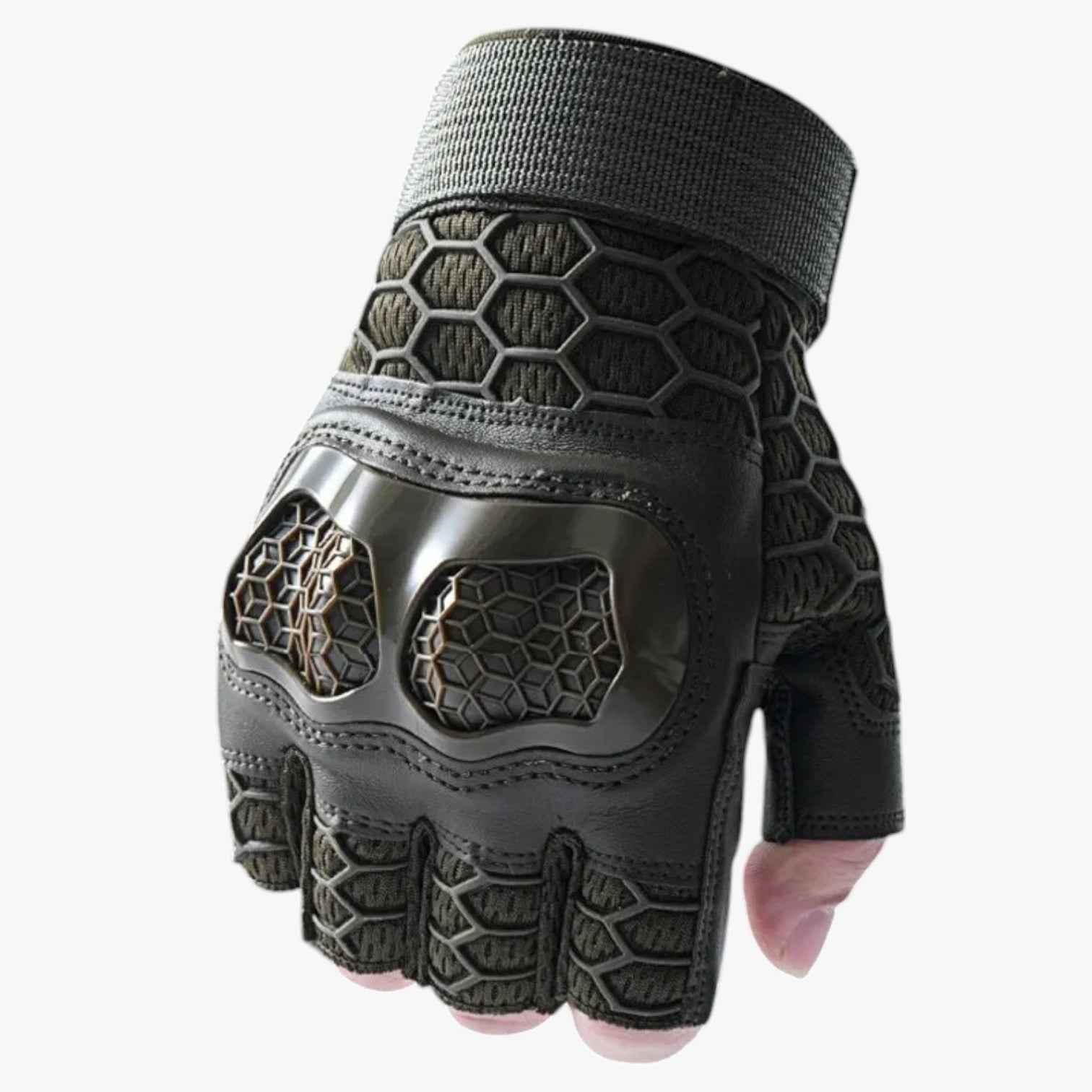 Gloves : Tactische Halve Handschoenen Tegen Slip - En Slijtvastheid - Geel in van Pantino
