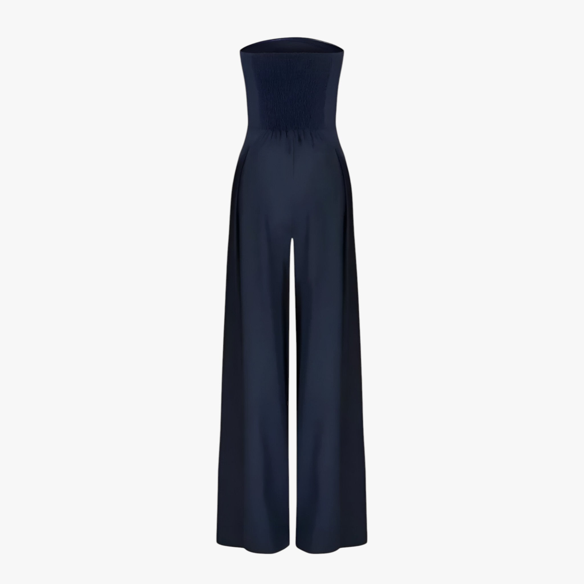 Jumpsuit : Jumpsuit met Ingebouwd Korset voor Dames - Donkerblauw in van Pantino